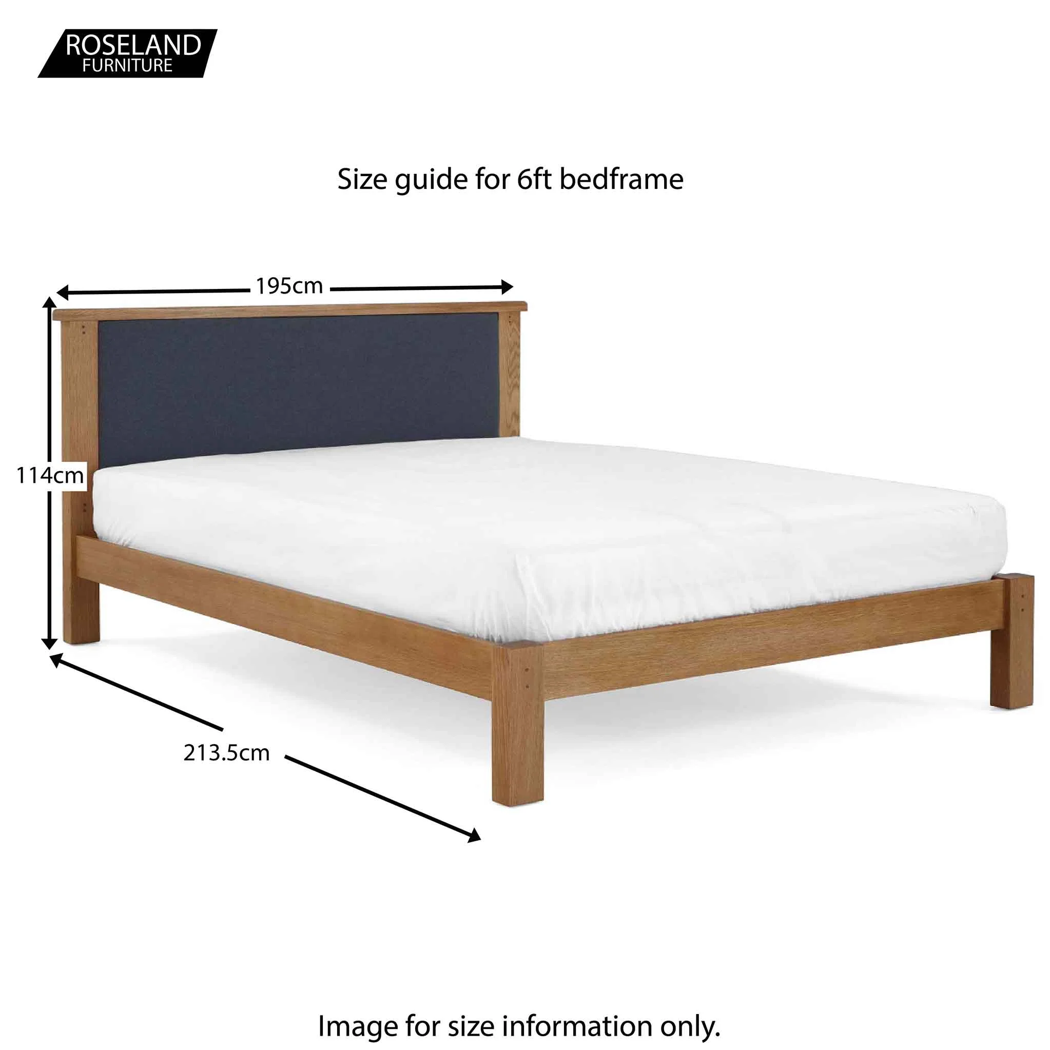 Broadway Oak Bed Frame - Image 18