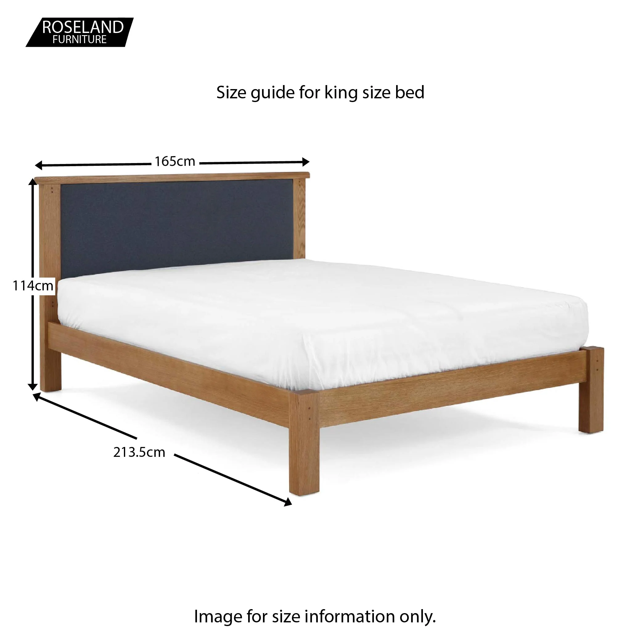 Broadway Oak Bed Frame - Image 19