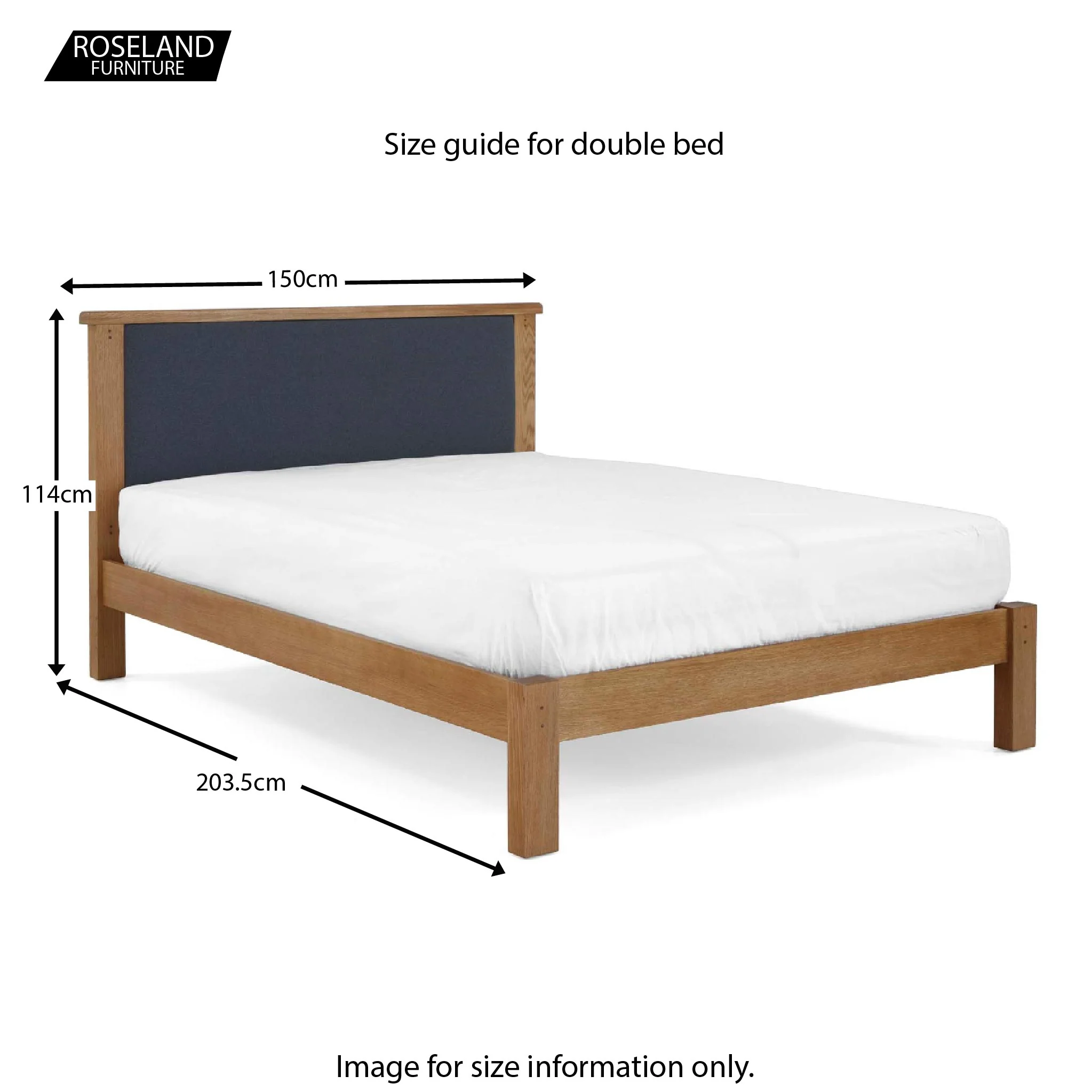 Broadway Oak Bed Frame - Image 20