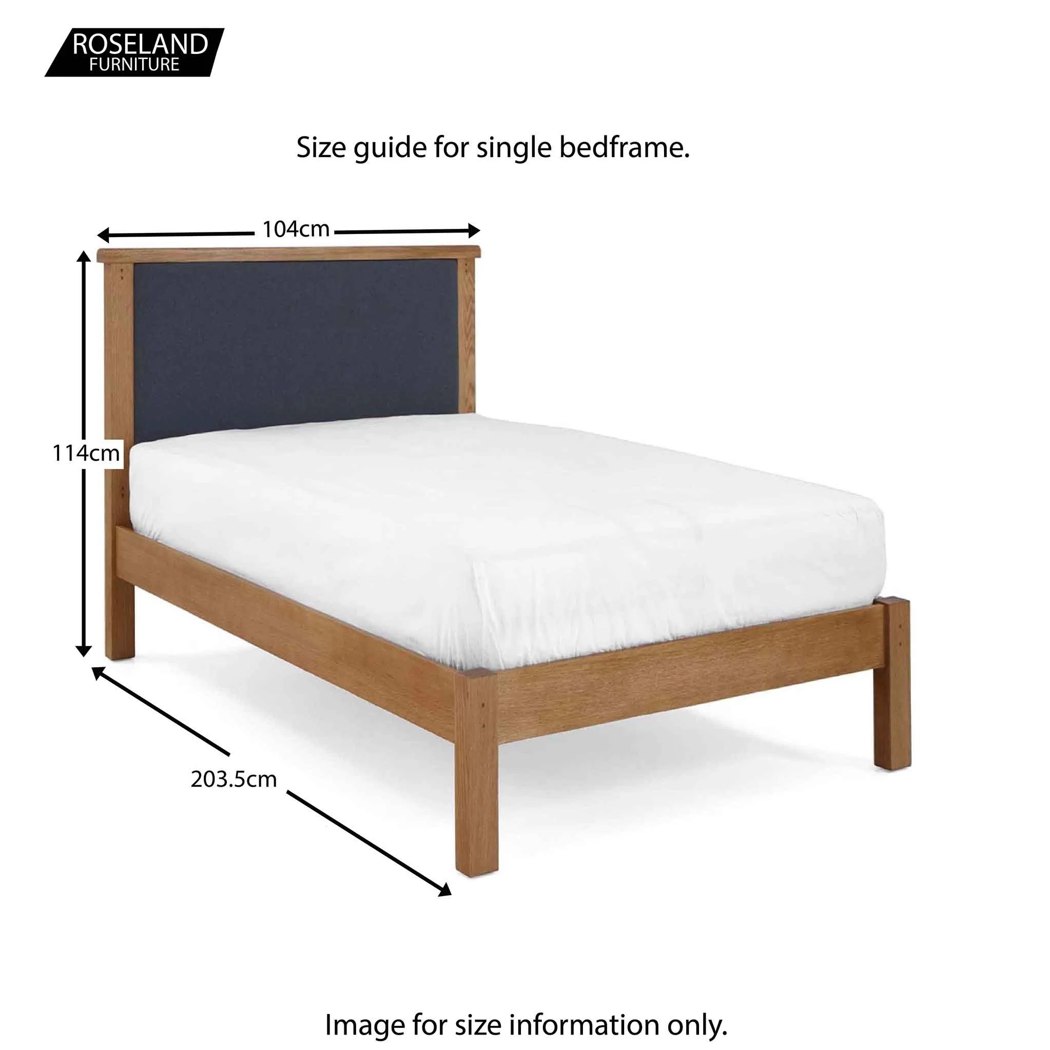 Broadway Oak Bed Frame - Image 21