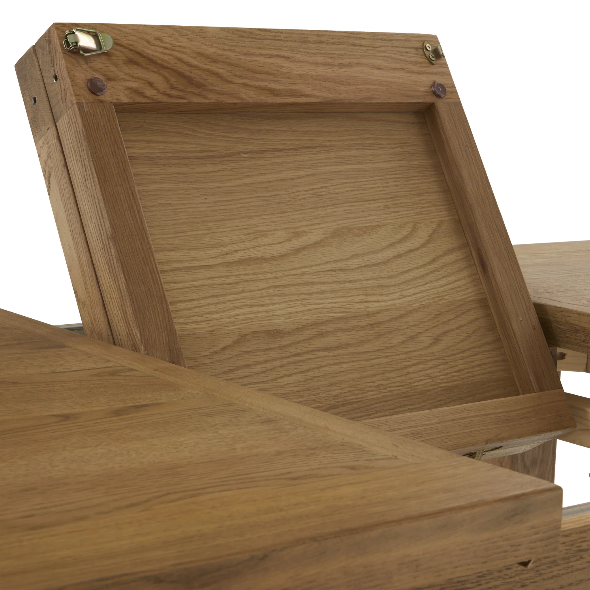 Broadway Oak Compact Butterfly Extending Dining Table - Image 15