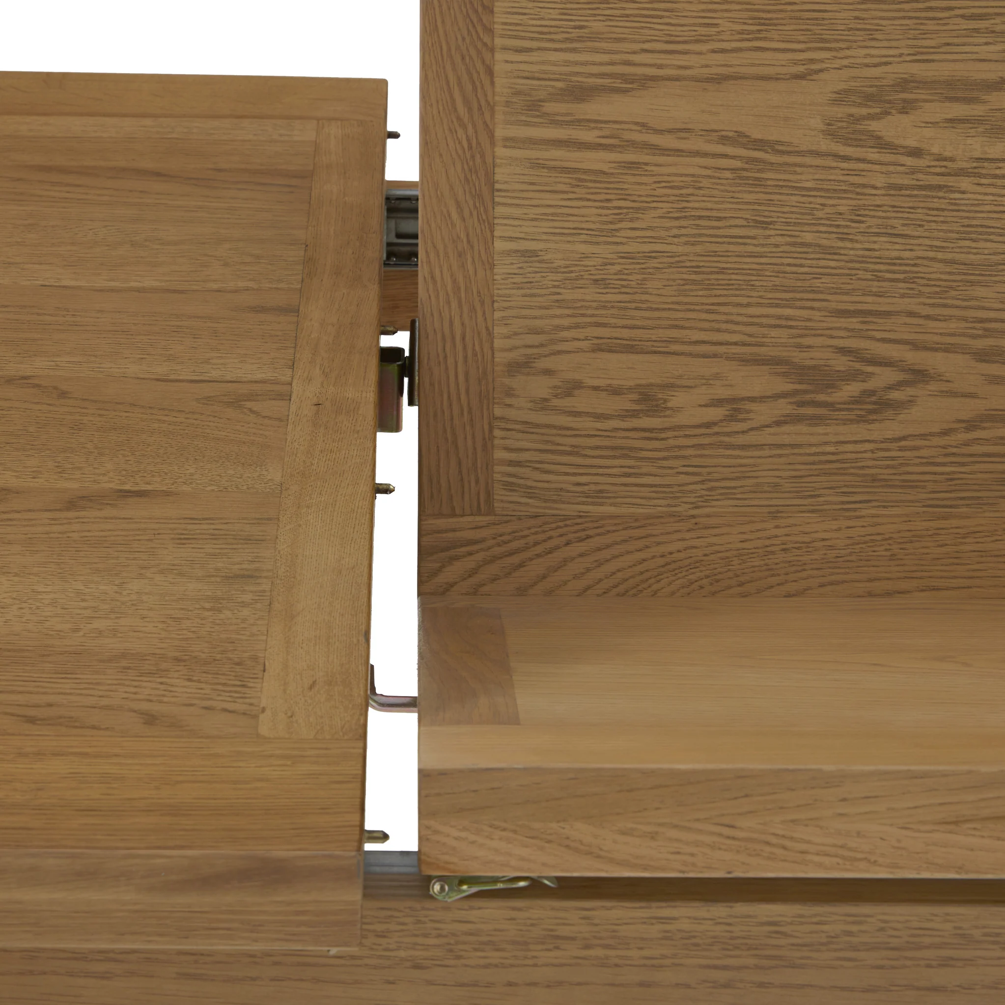 Broadway Oak Compact Butterfly Extending Dining Table - Image 16