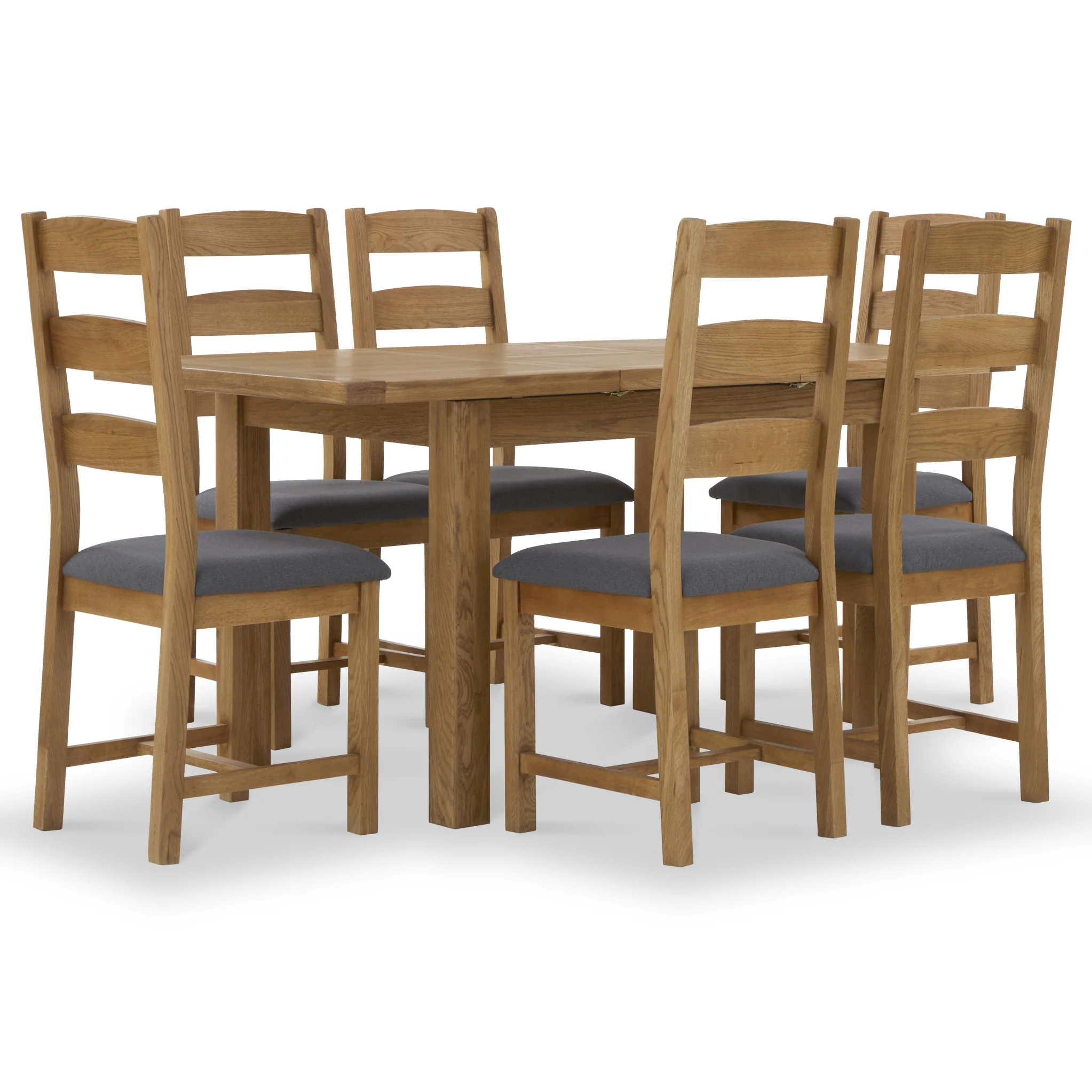 Broadway Oak Compact Butterfly Extending Dining Table - Image 22