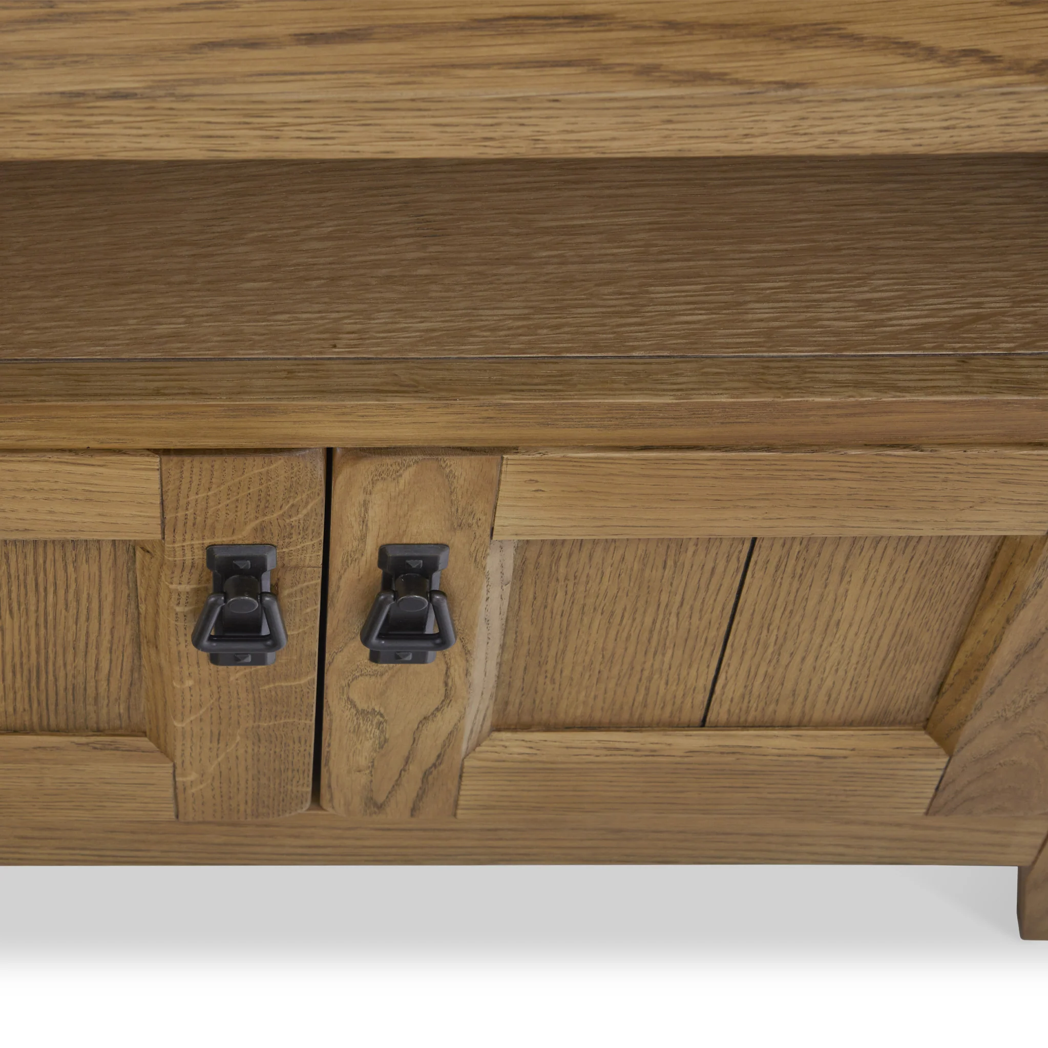 Broadway Oak Corner TV Unit with Door - Image 10