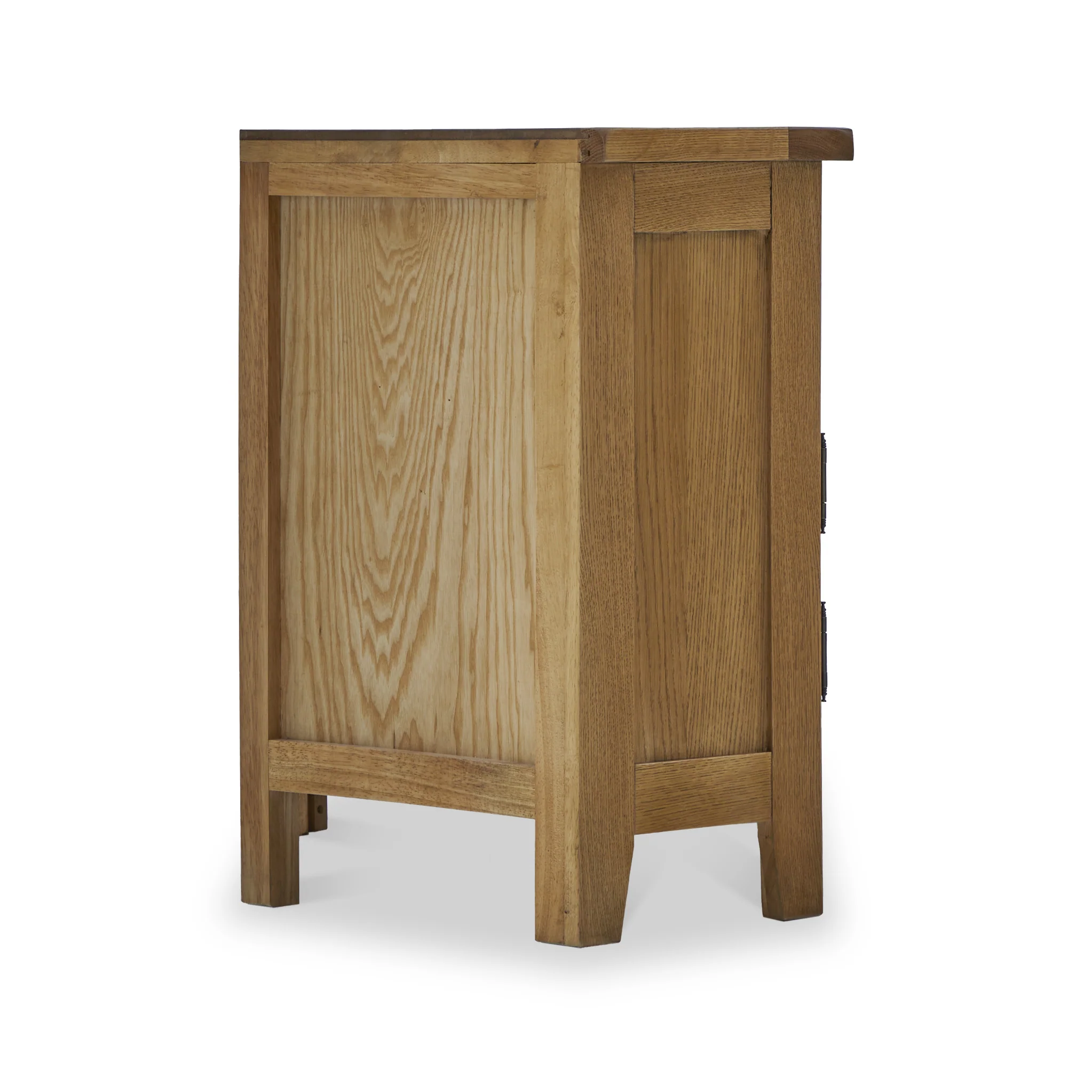 Broadway Oak Corner TV Unit with Door - Image 14