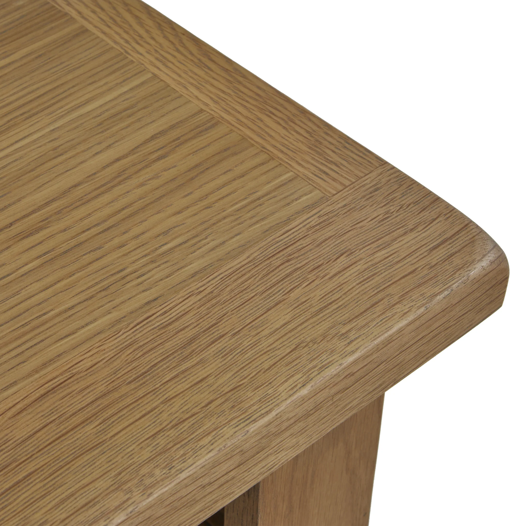 Broadway Oak Corner TV Unit with Drawer - Image 7