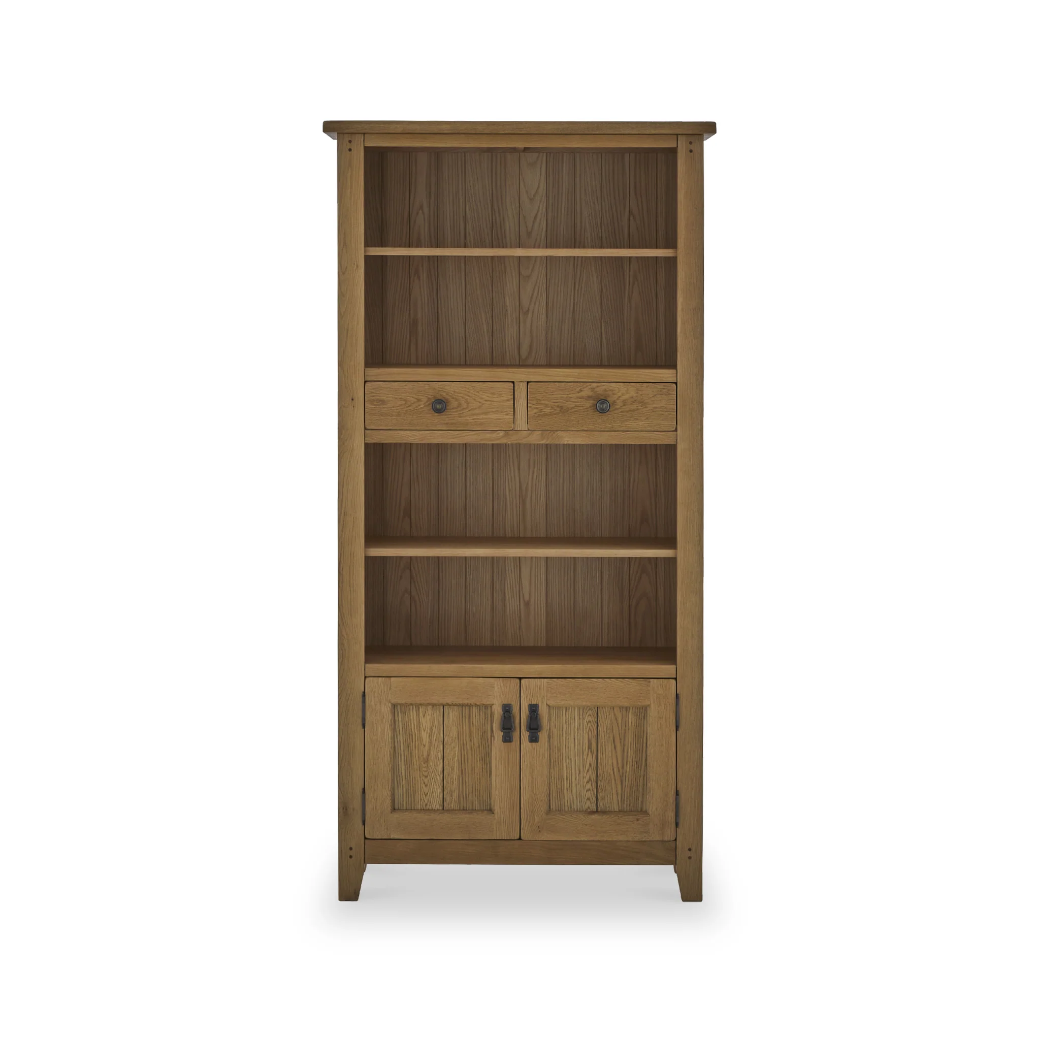 Broadway Oak Display Bookcase - Image 3