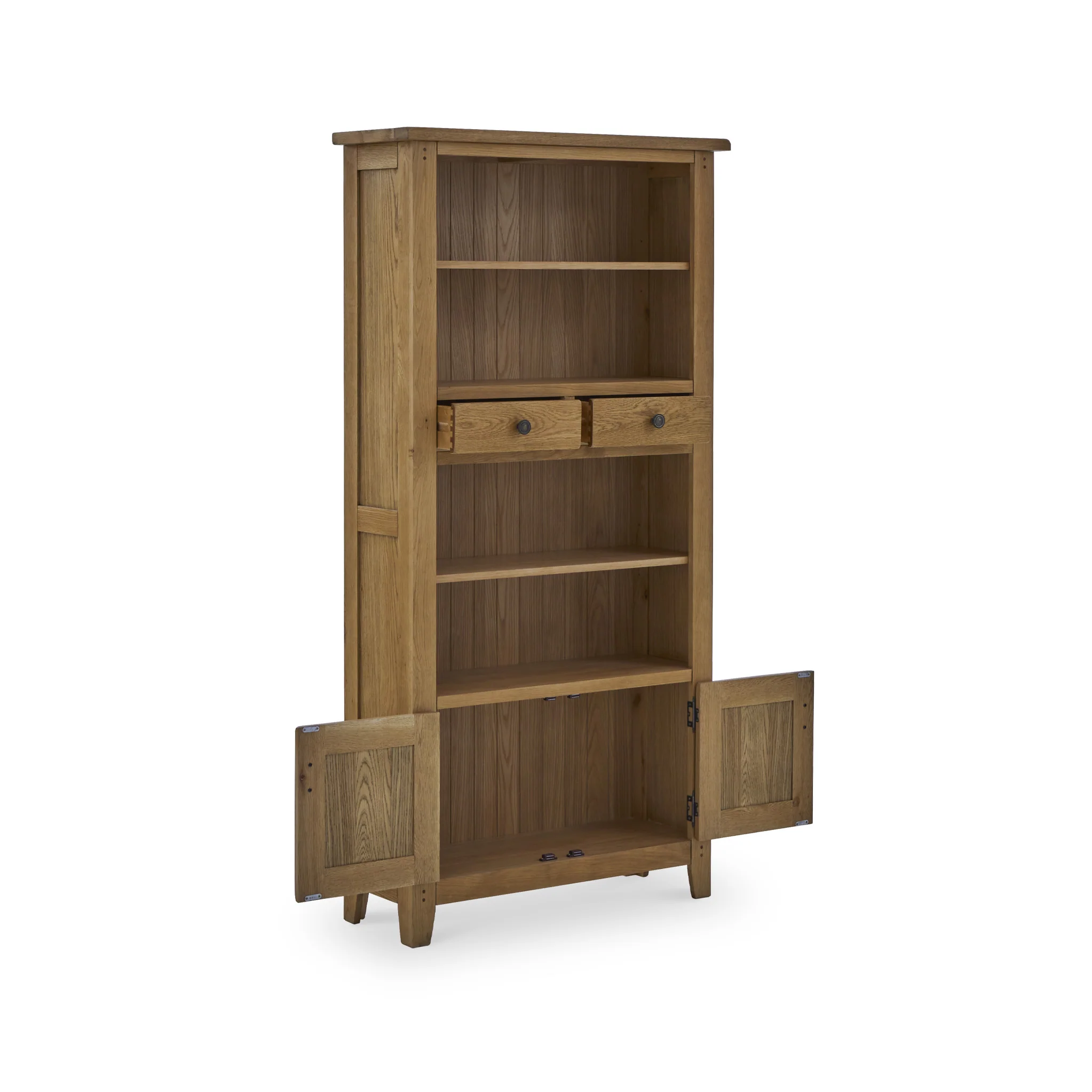 Broadway Oak Display Bookcase - Image 5