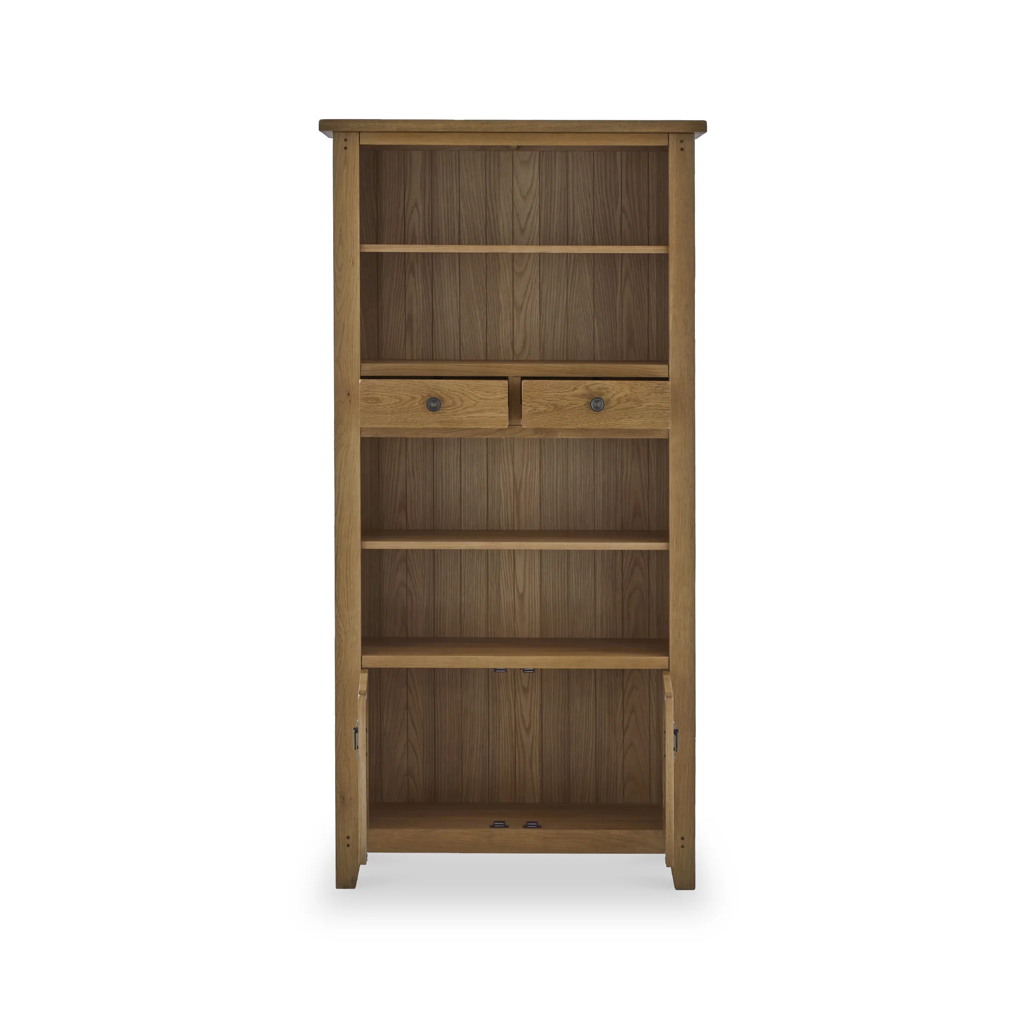 Broadway Oak Display Bookcase - Image 6