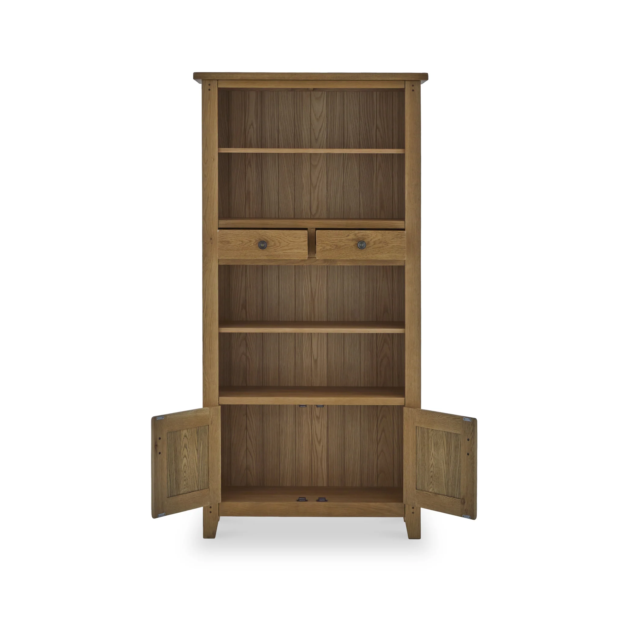 Broadway Oak Display Bookcase - Image 7