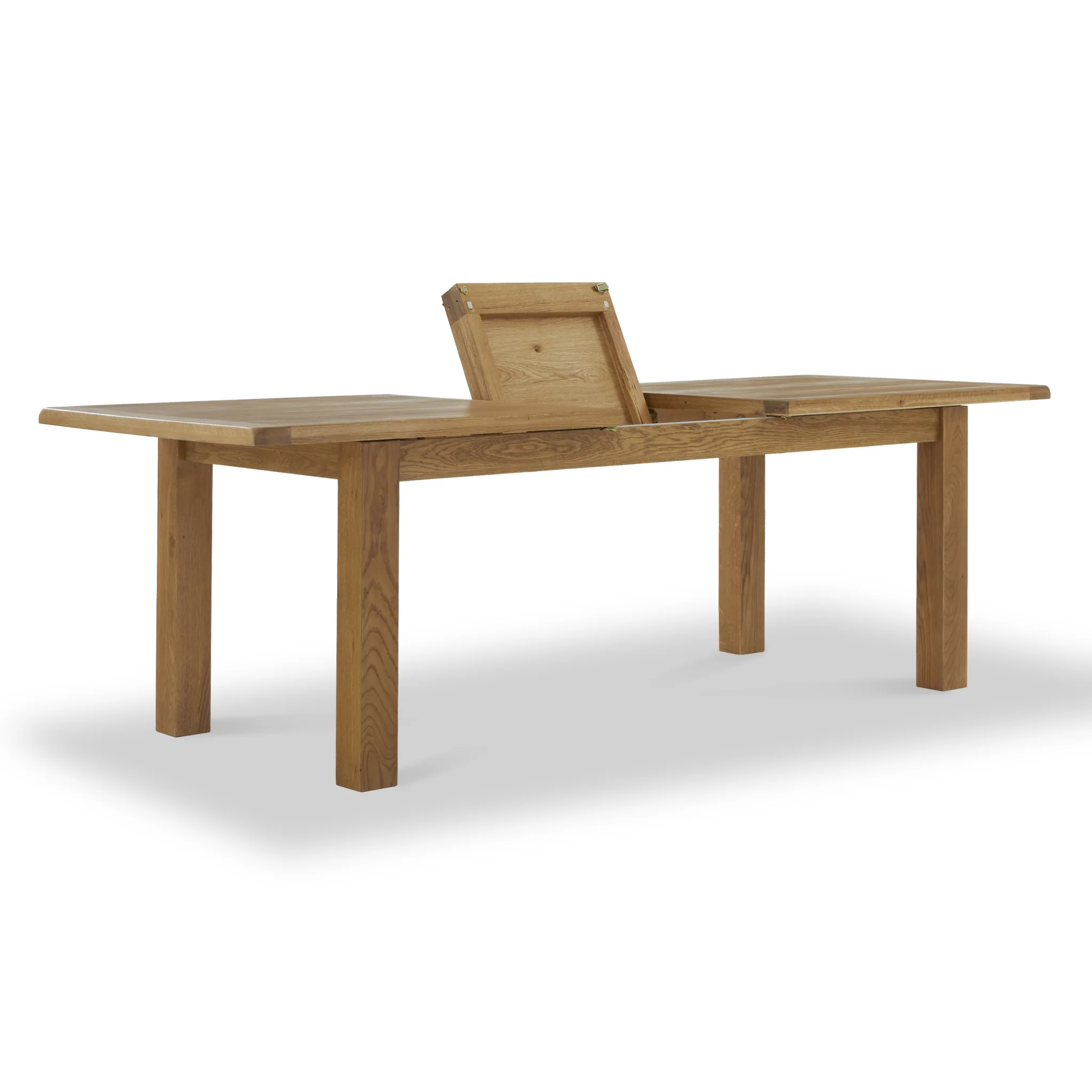 Broadway Oak Large Butterfly Extending Dining Table - Image 5