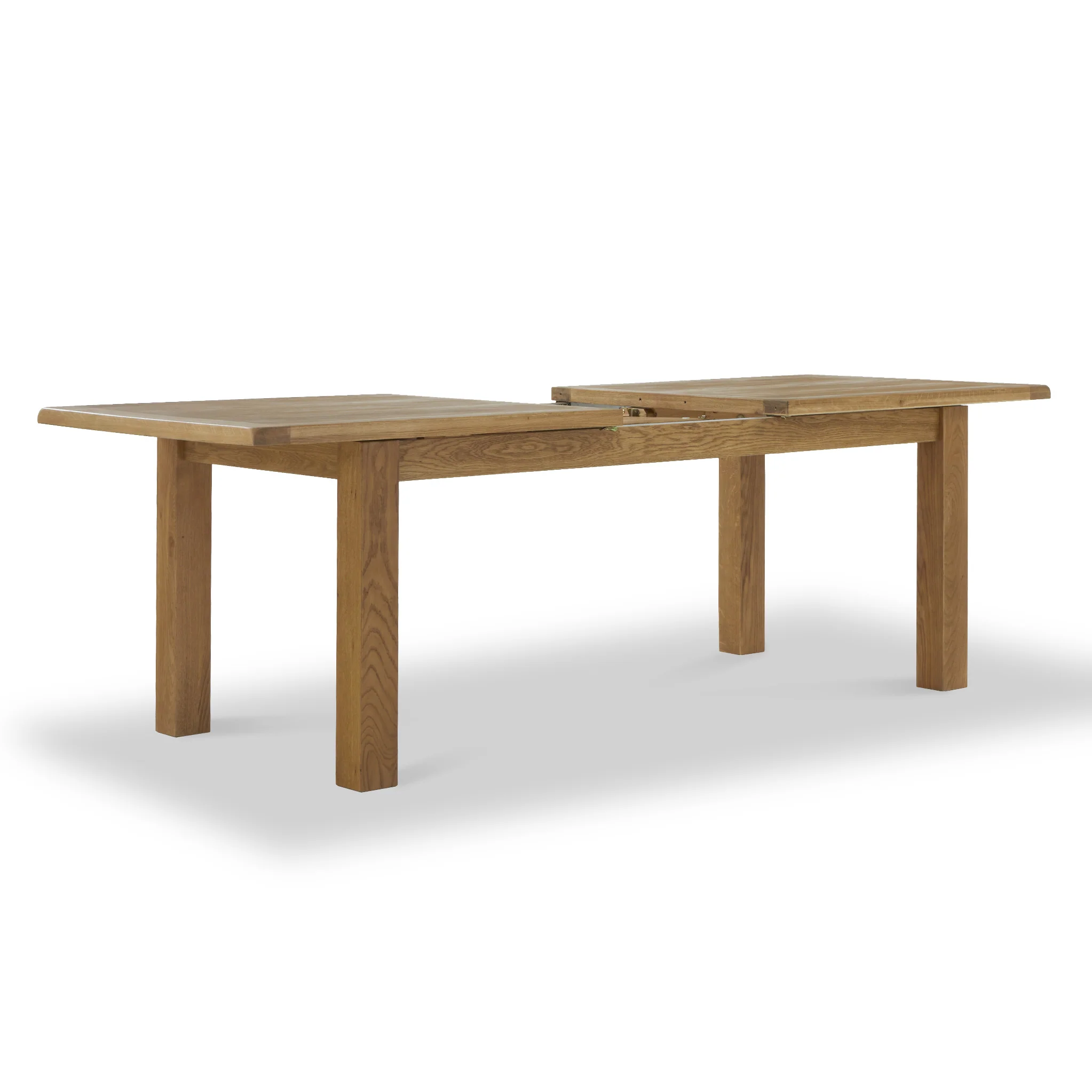 Broadway Oak Large Butterfly Extending Dining Table - Image 7
