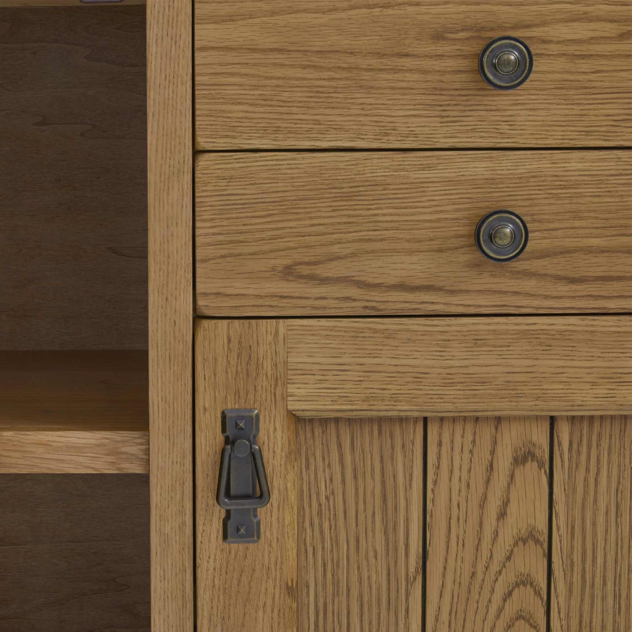 Broadway Oak Large Sideboard - Image 11