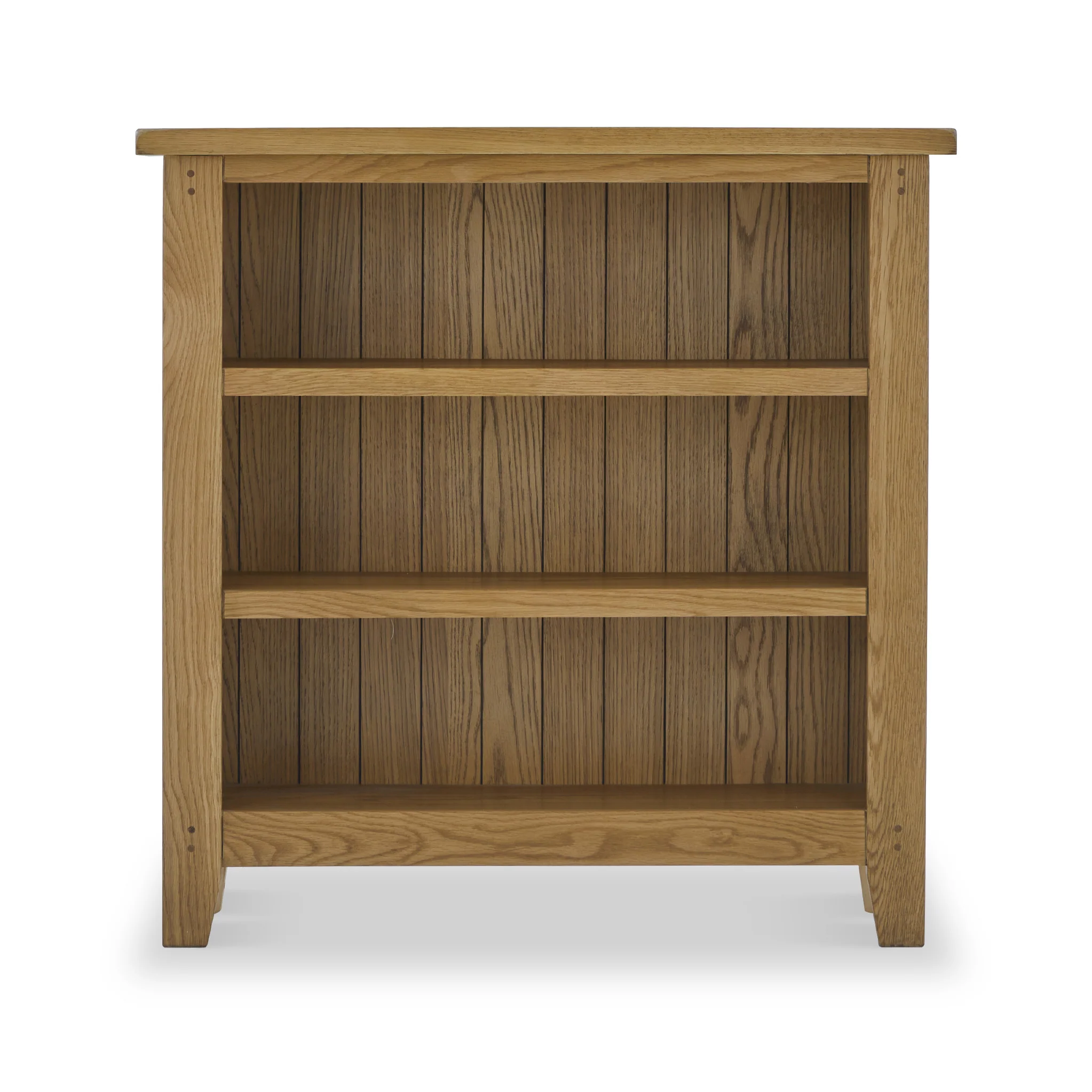 Broadway Oak Low Bookcase - Image 3