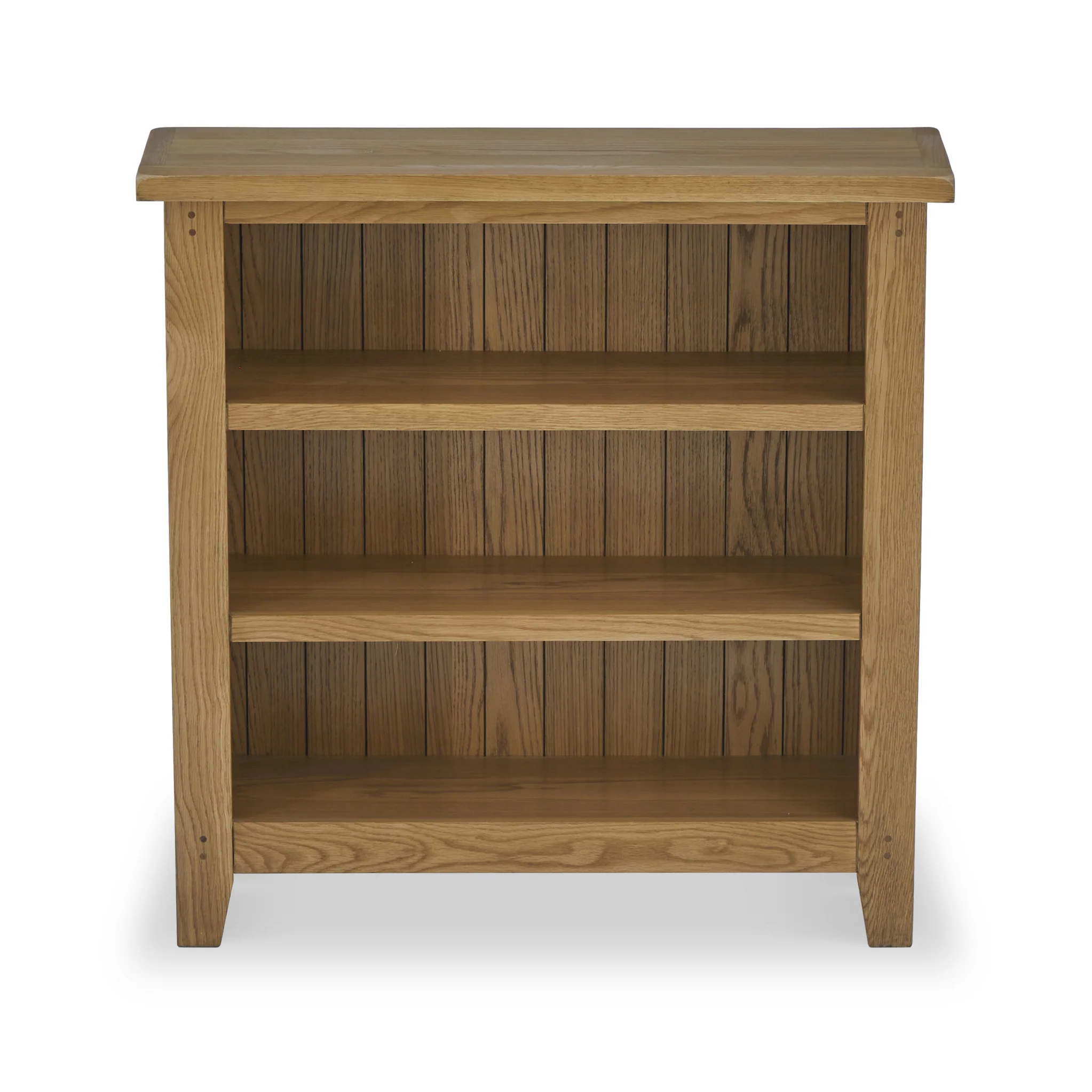 Broadway Oak Low Bookcase - Image 7