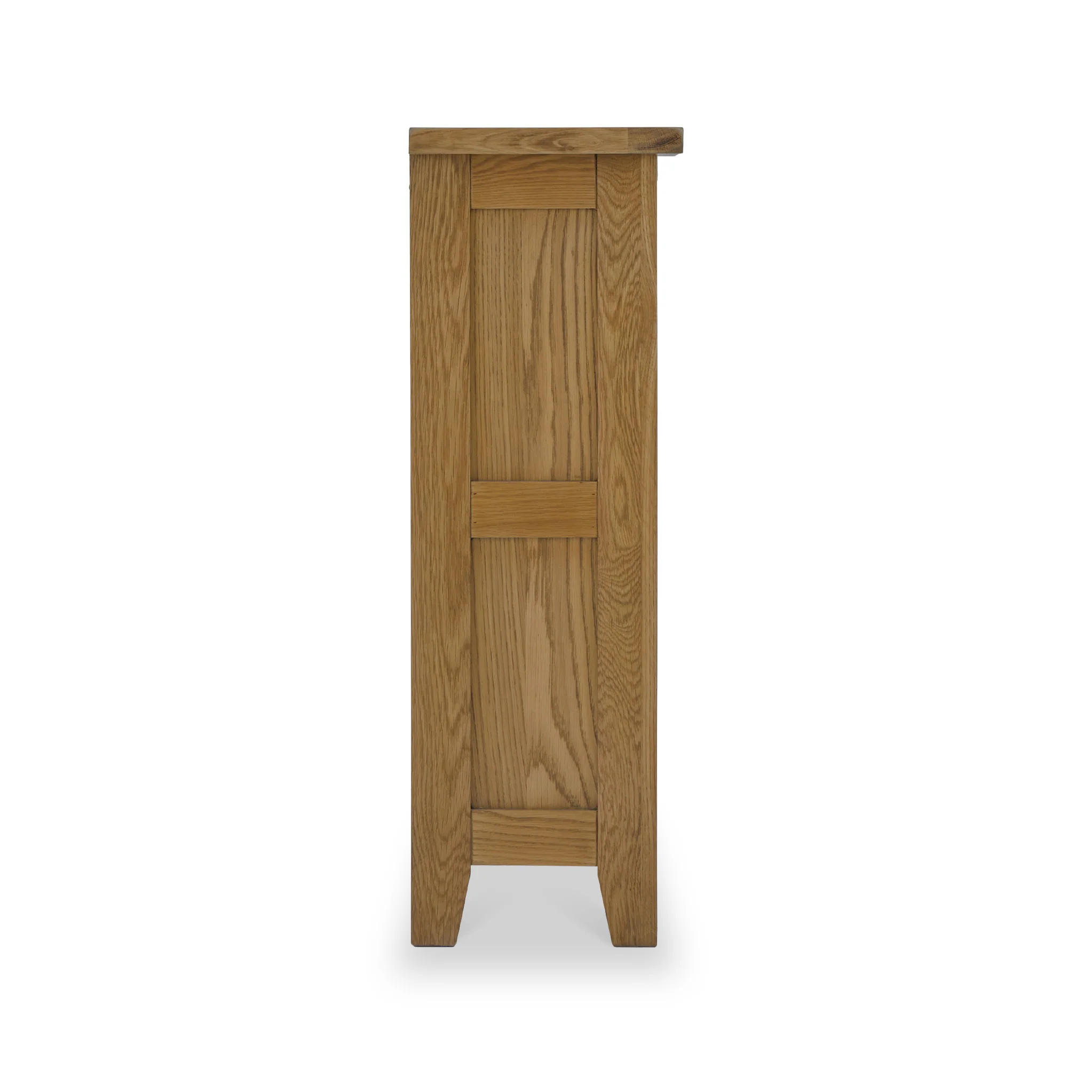 Broadway Oak Low Bookcase - Image 8