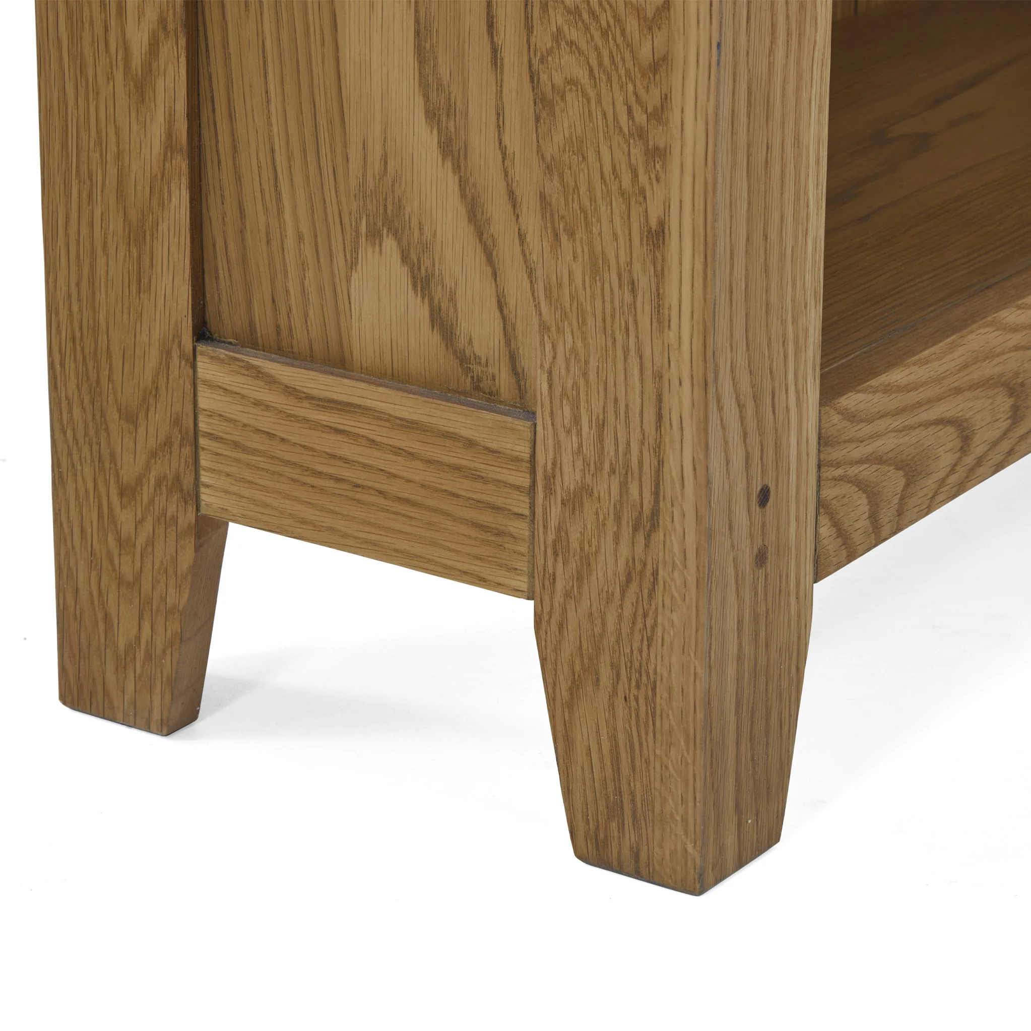 Broadway Oak Low Bookcase - Image 9