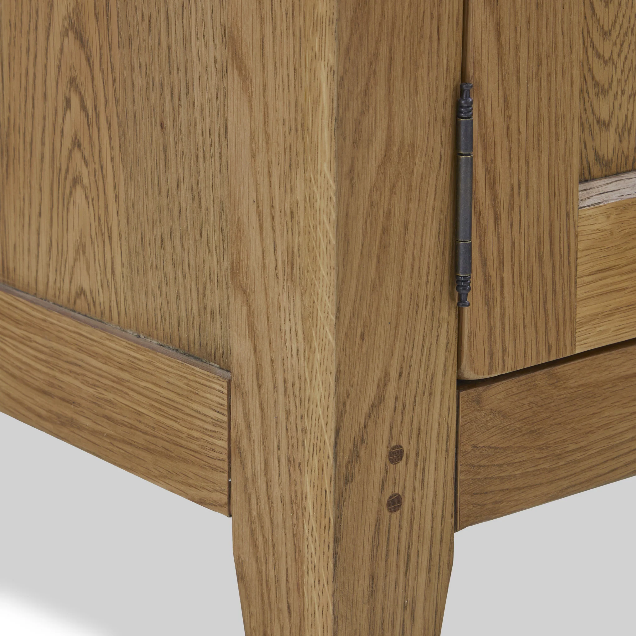 Broadway Oak Mini Sideboard with Side Drawers - Image 10