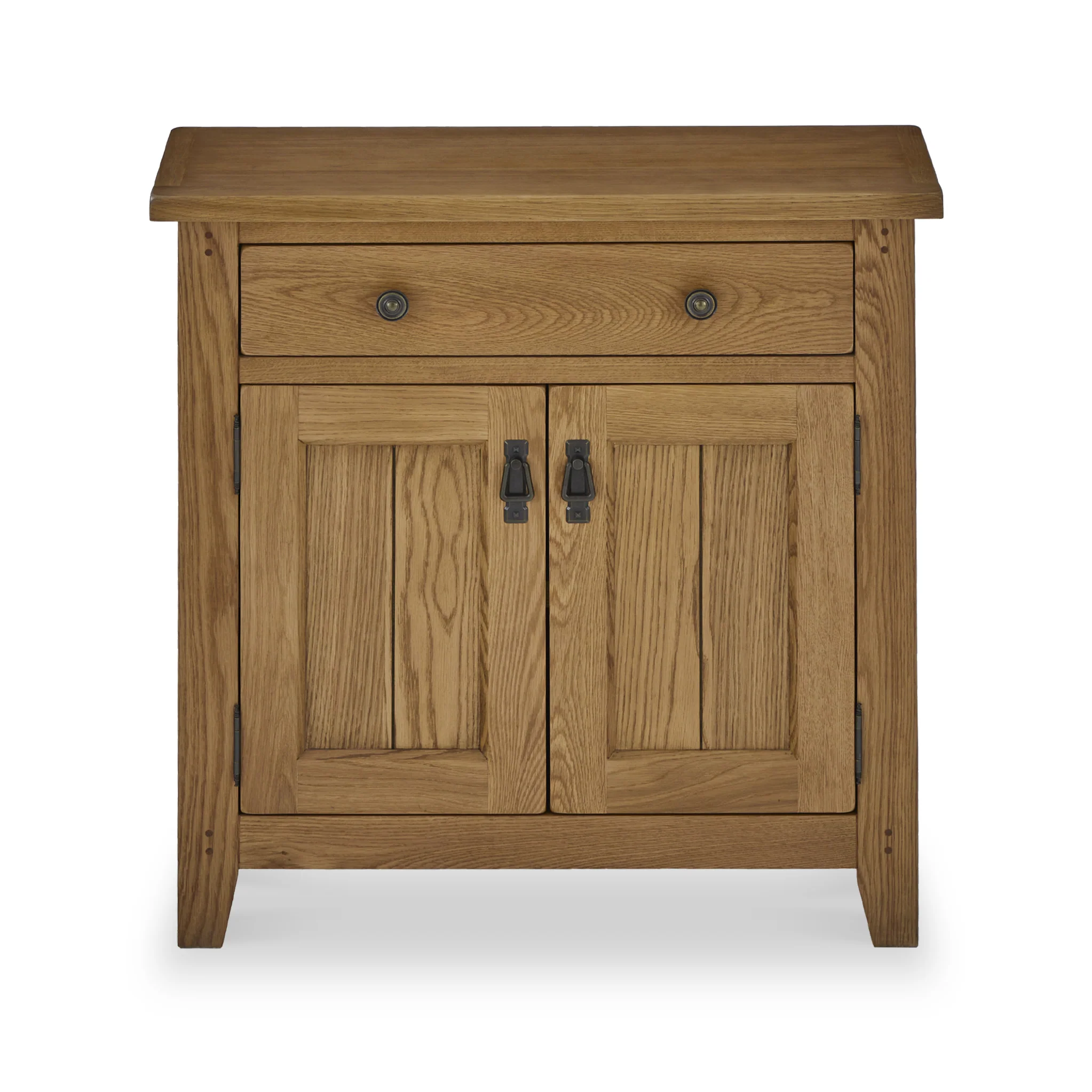 Broadway Oak Mini Sideboard with Top Drawer - Image 4