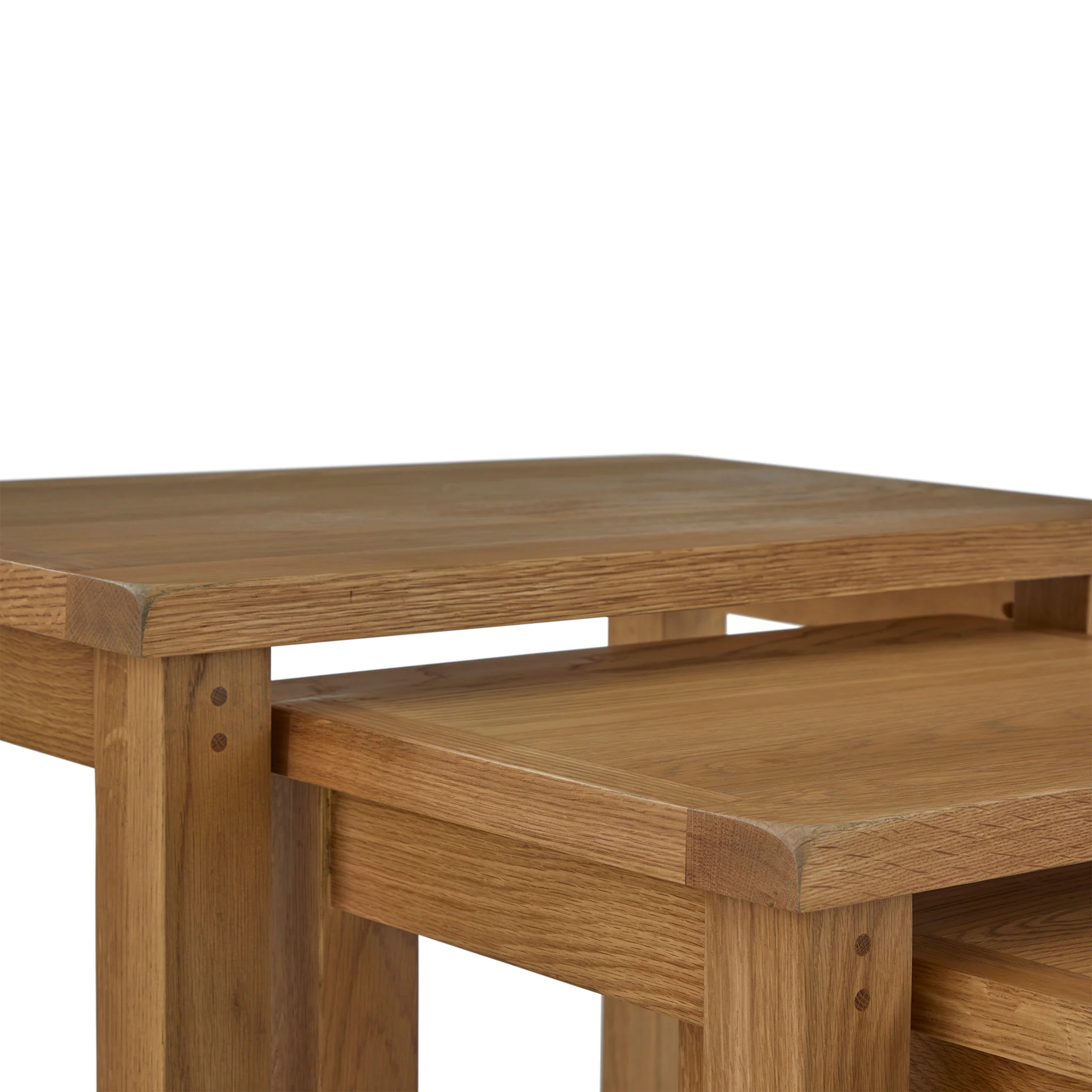 Broadway Oak Nest of Tables - Image 7