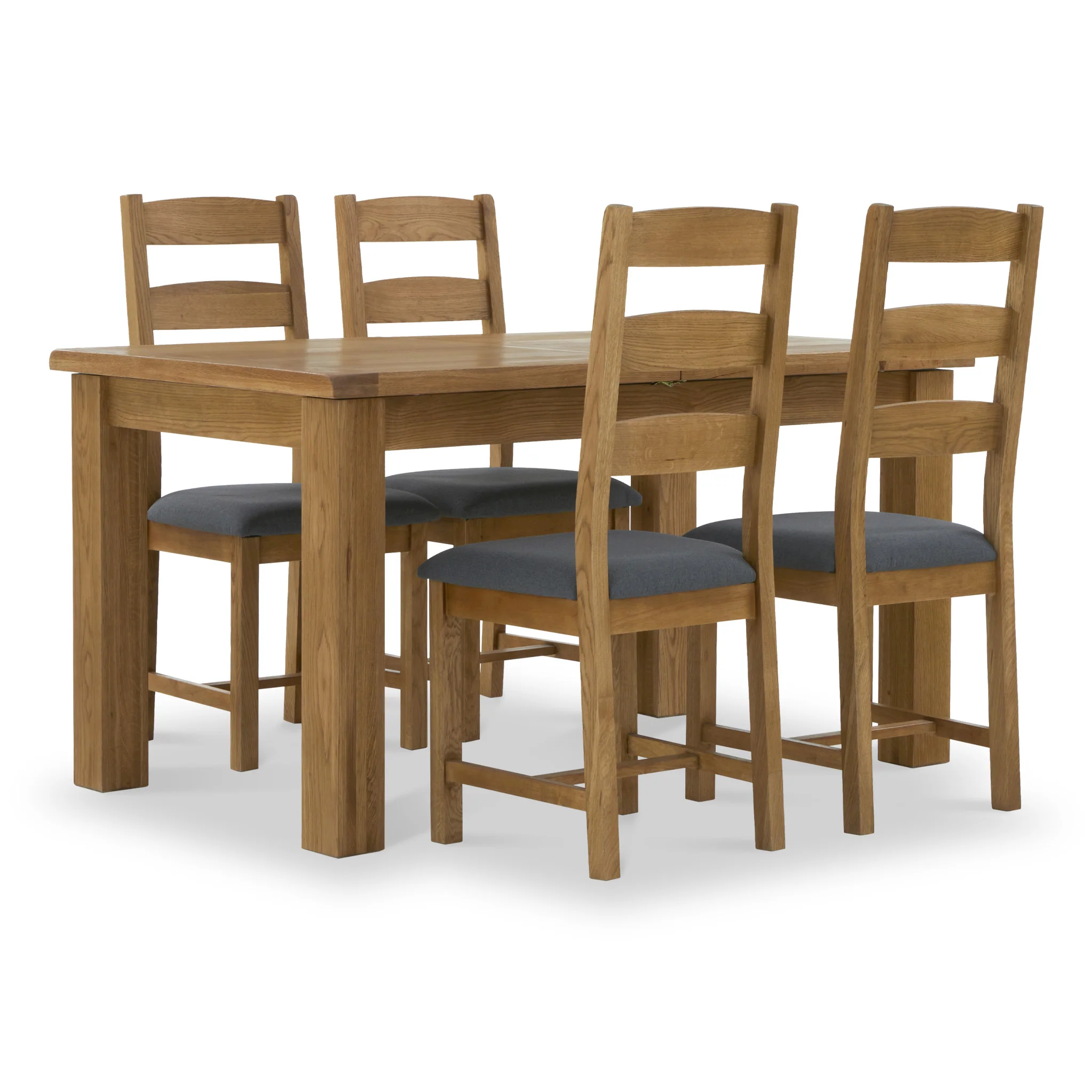 Broadway Oak Small Butterfly Extending Dining Table - Image 14