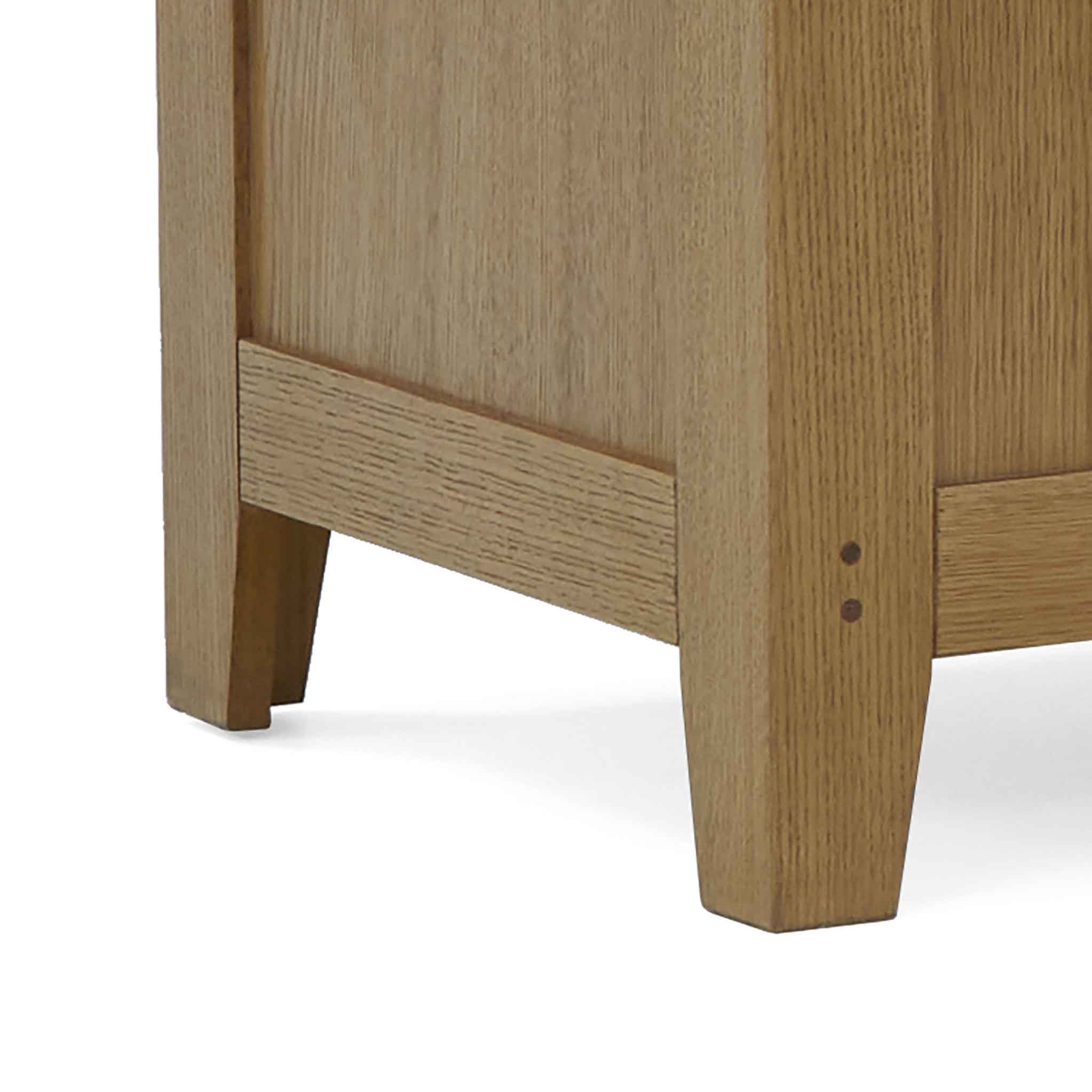 Broadway Oak Storage Bench - Image 8
