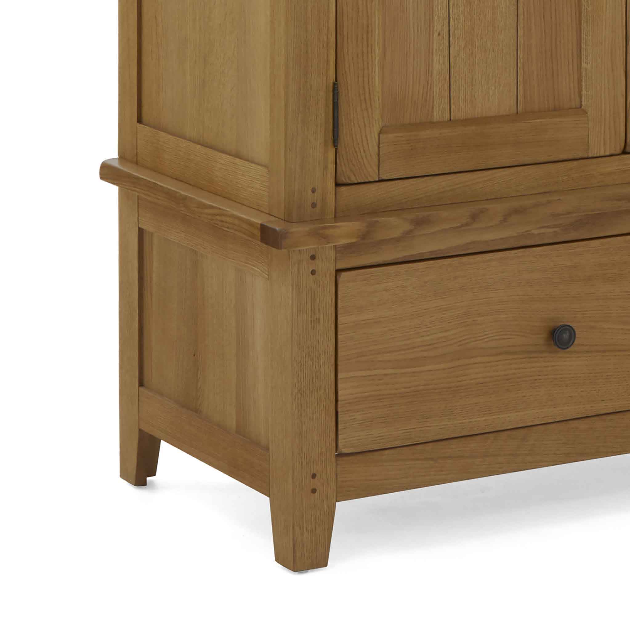 Broadway Oak Triple Wardrobe - Image 11
