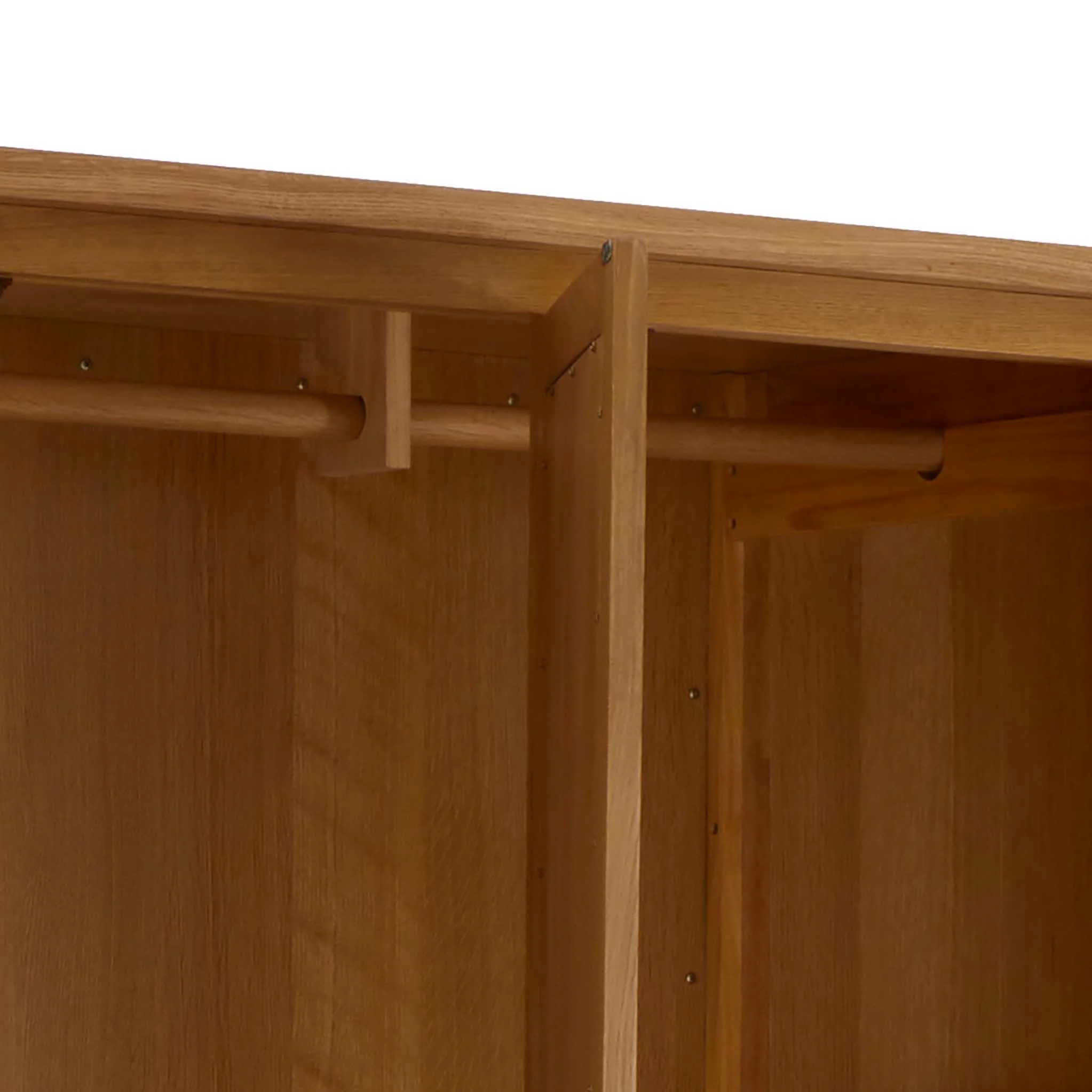 Broadway Oak Triple Wardrobe - Image 13