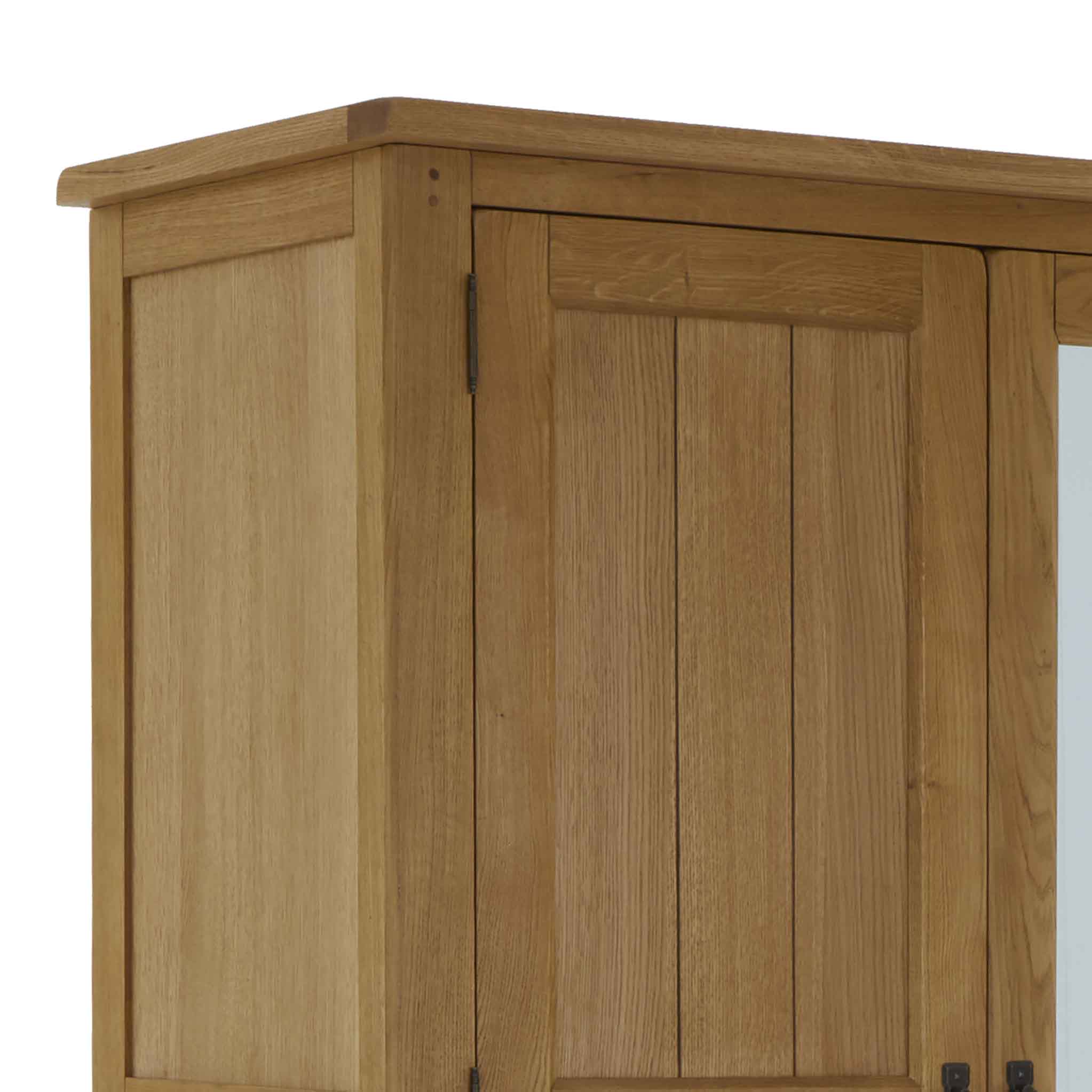 Broadway Oak Triple Wardrobe - Image 8