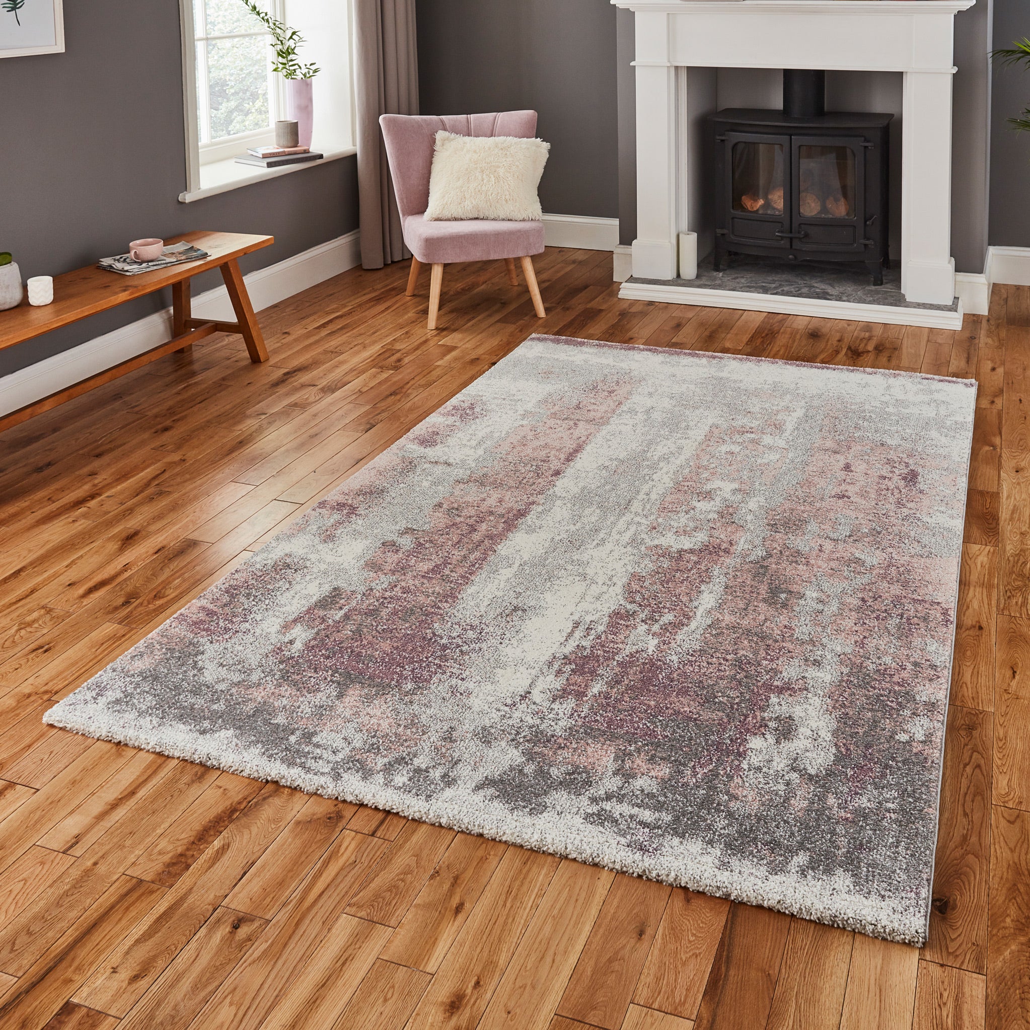 Brockton Abstract Patterned Hand Carved Rug - Image 16