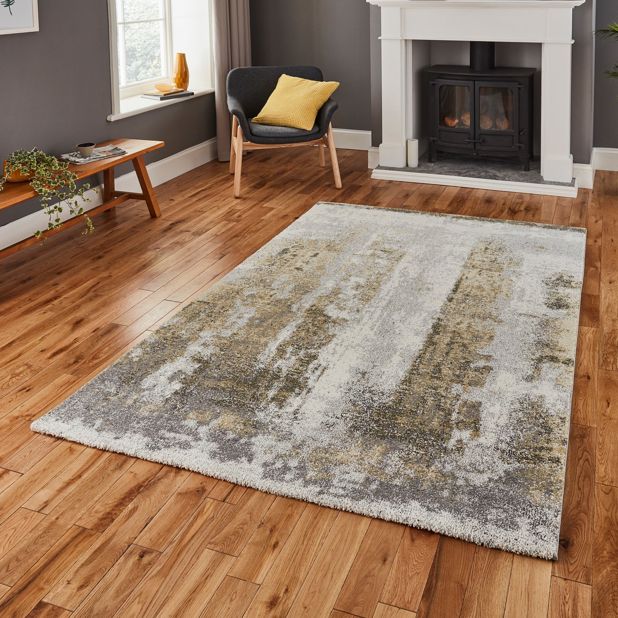 Brockton Abstract Patterned Hand Carved Rug - Image 23