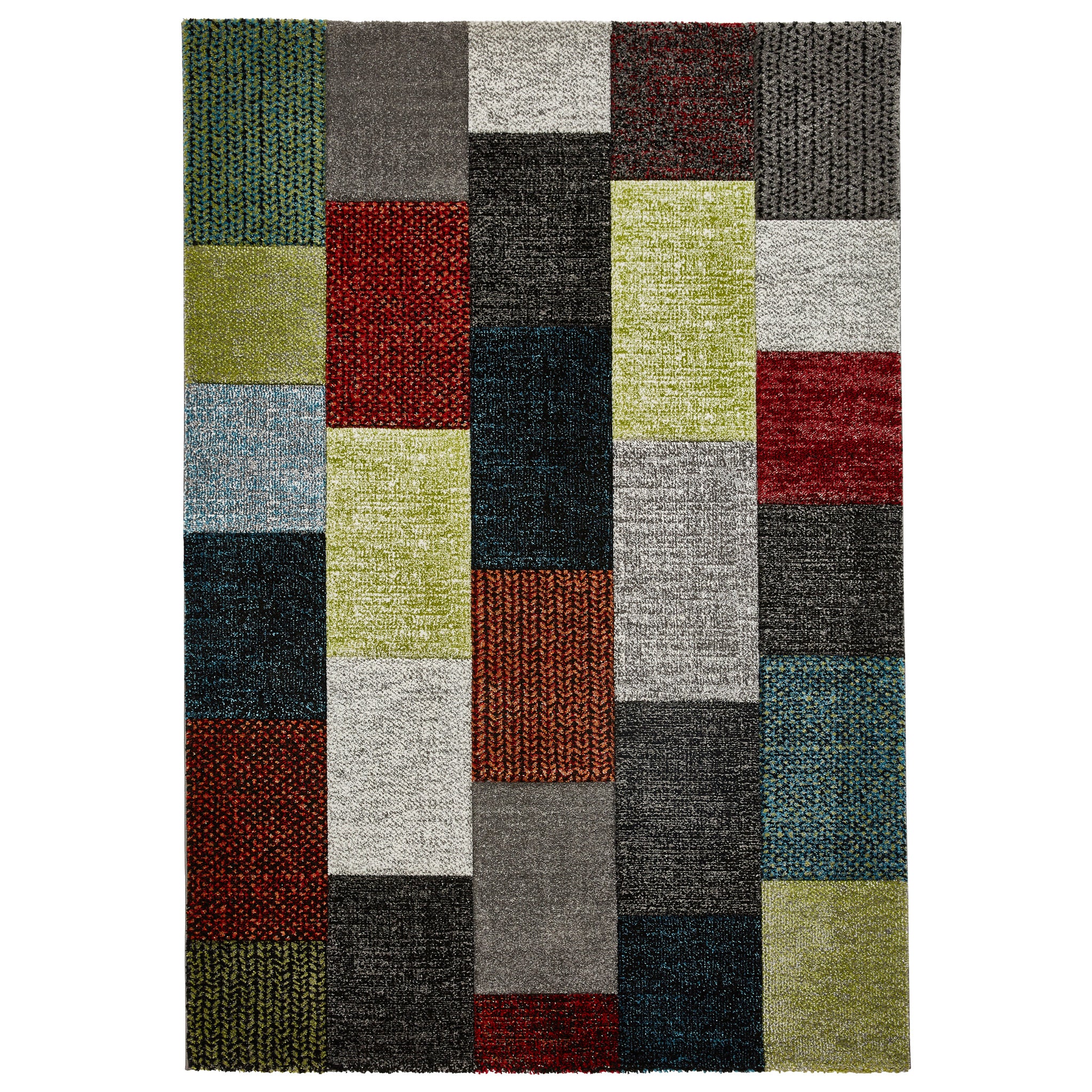 Brockton Cube Patterned Hand Carved Rug - Image 22