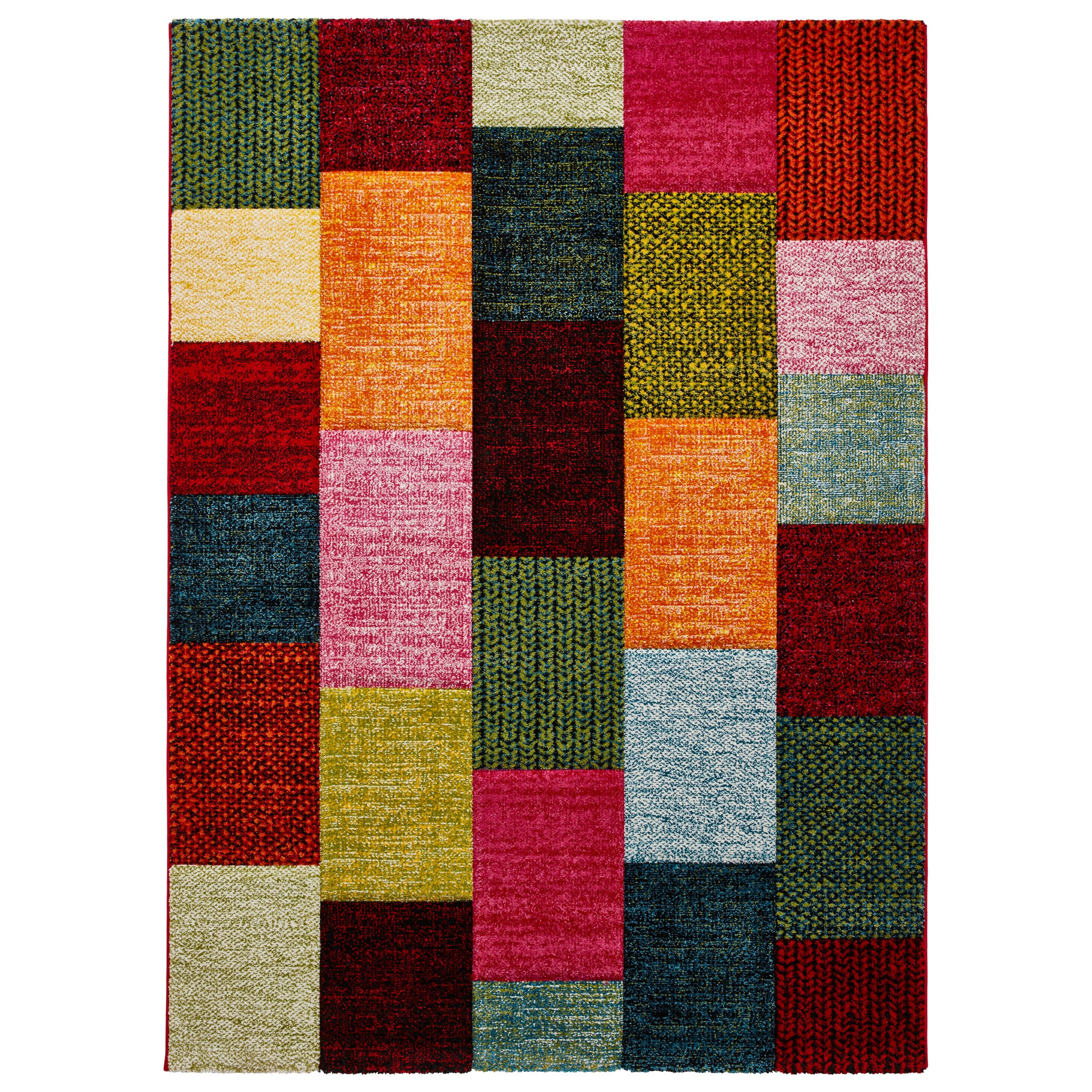 Brockton Cube Patterned Hand Carved Rug - Image 24