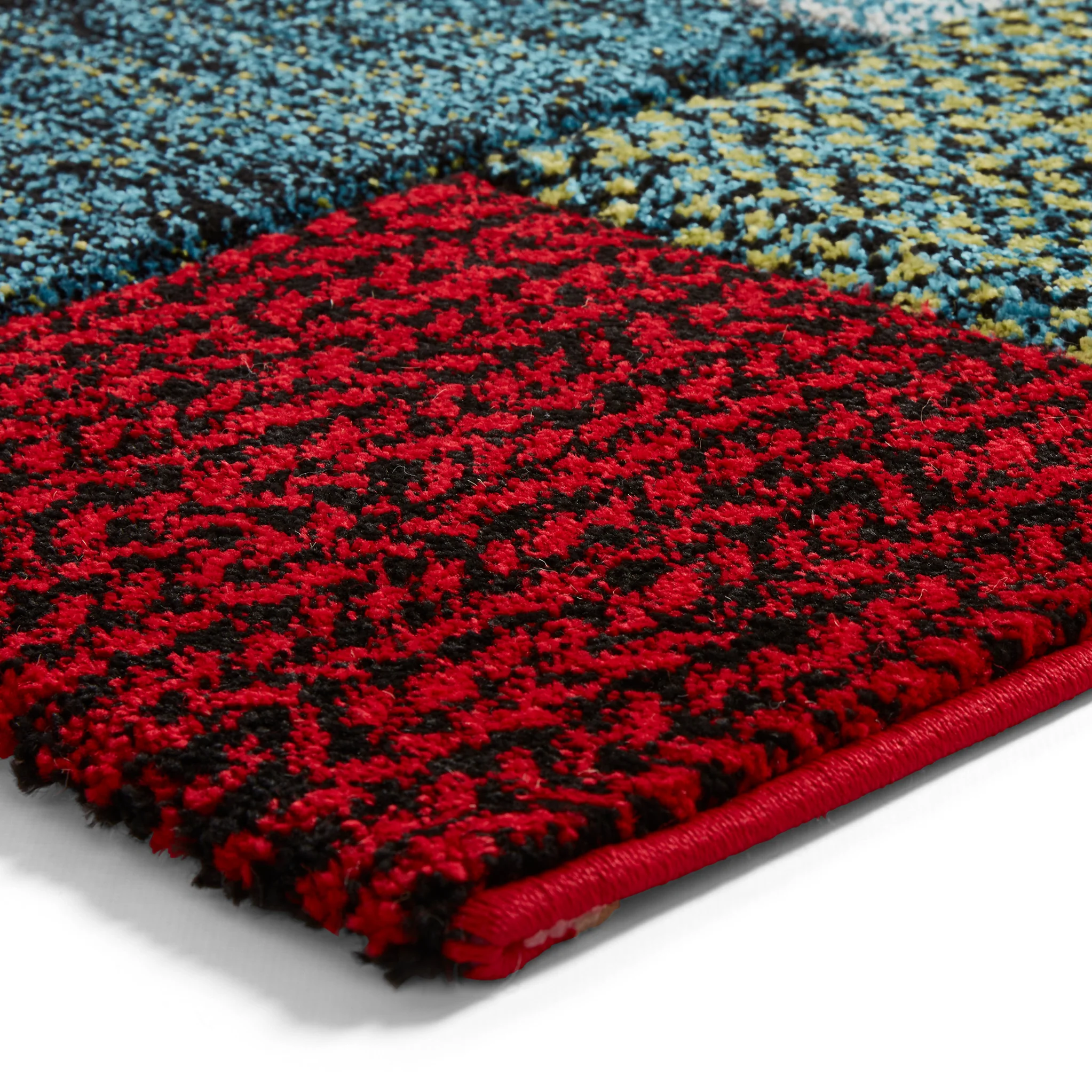 Brockton Cube Patterned Hand Carved Rug - Image 28