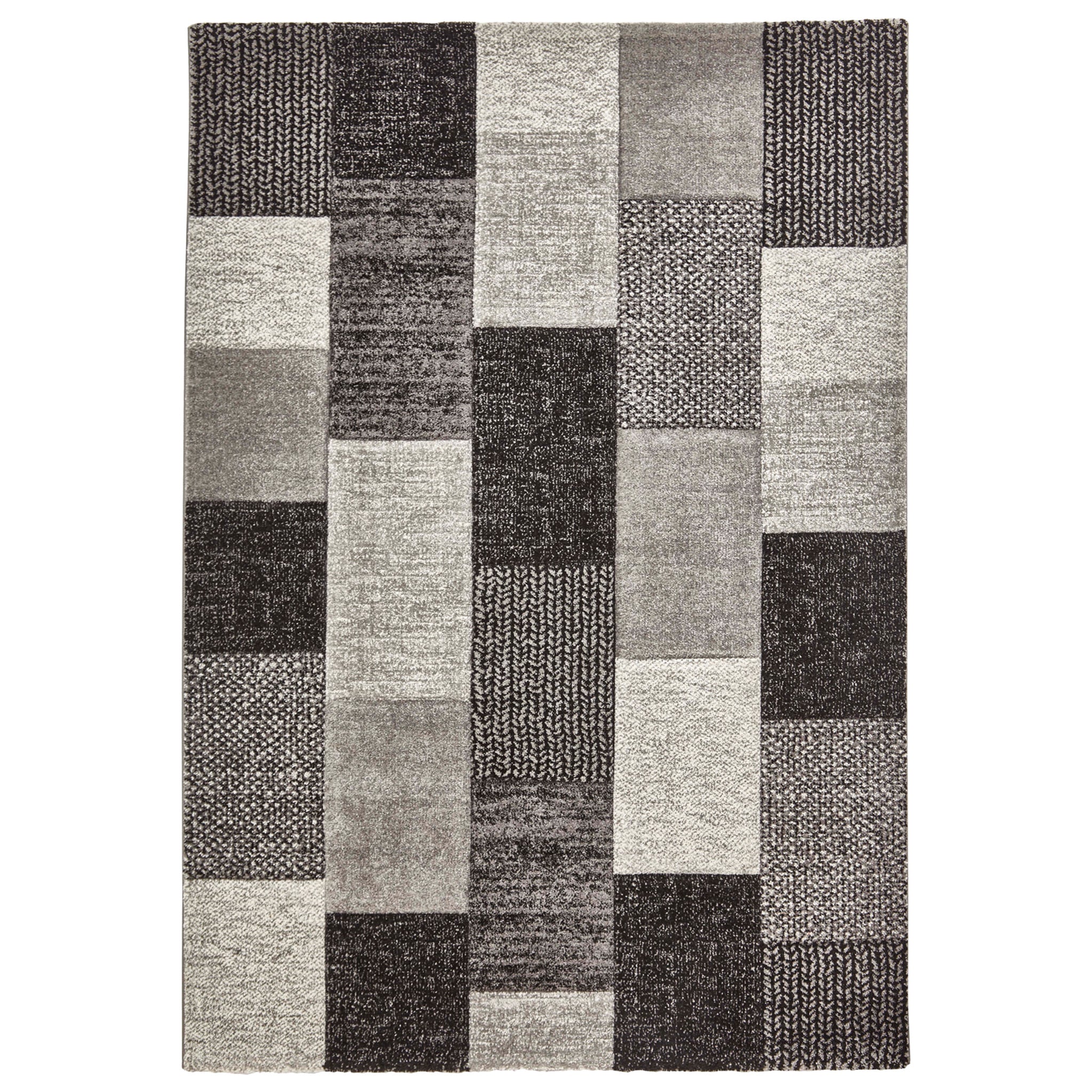 Brockton Cube Patterned Hand Carved Rug - Image 8