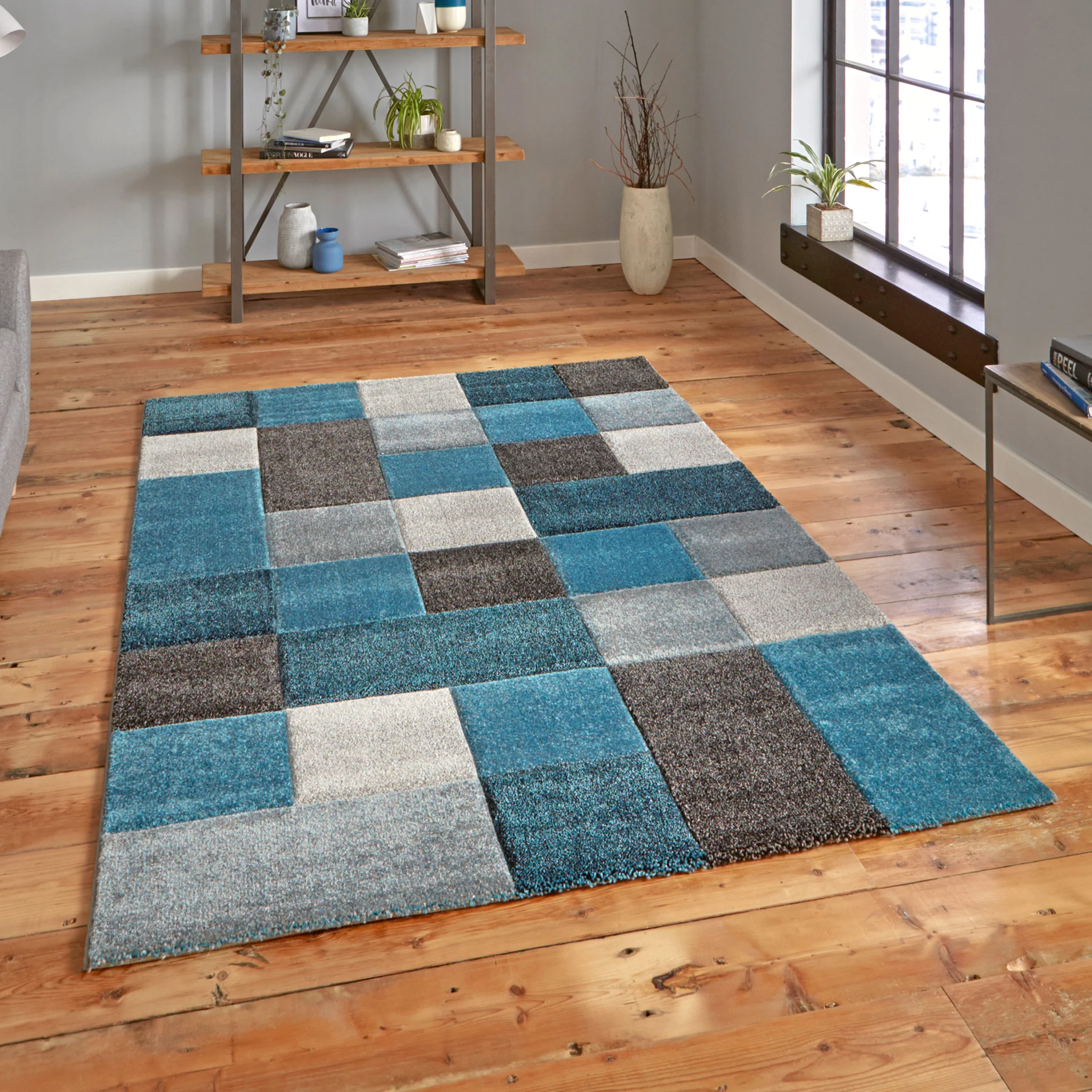 Brockton Square Patterned Hand Carved Rug - Image 17