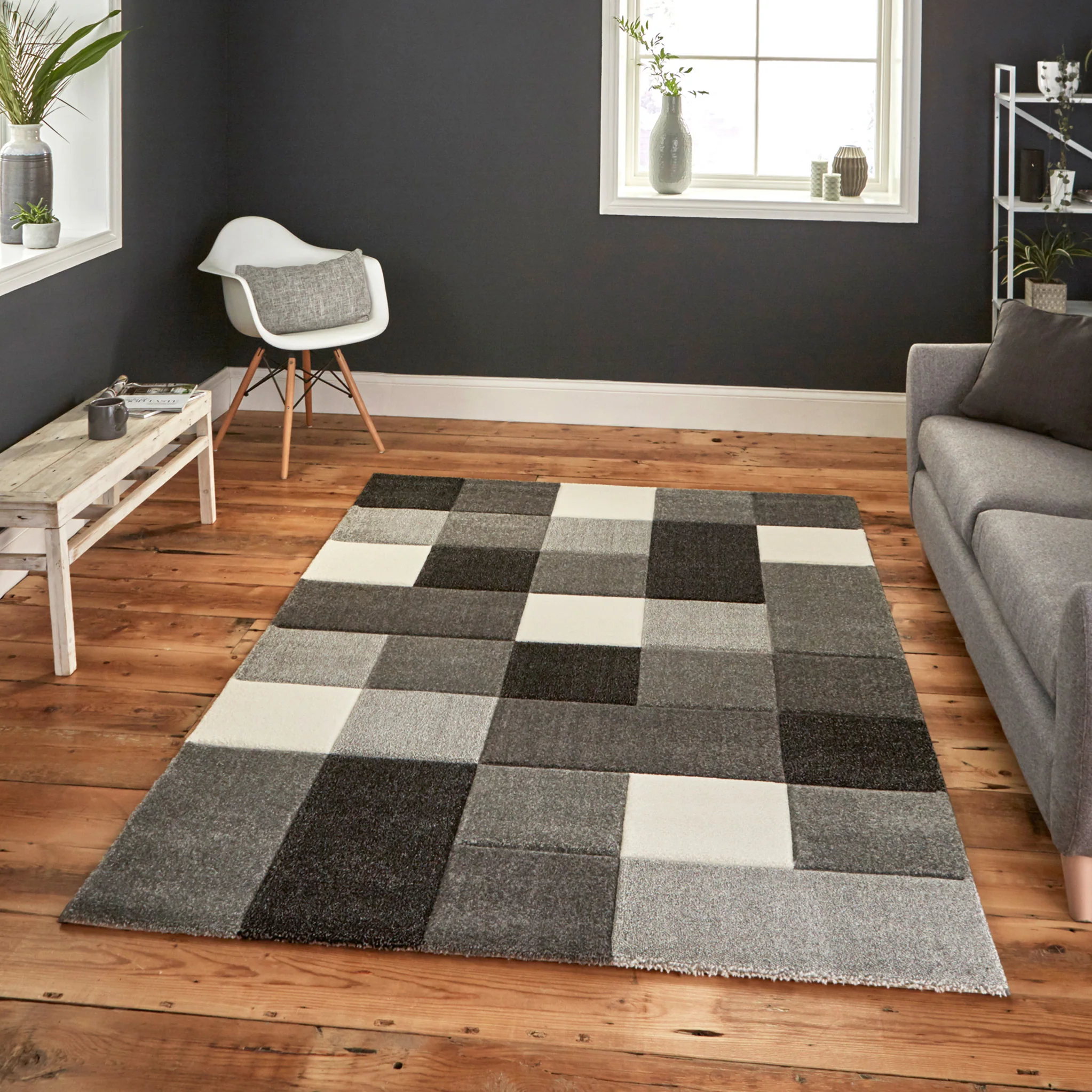 Brockton Square Patterned Hand Carved Rug - Image 31