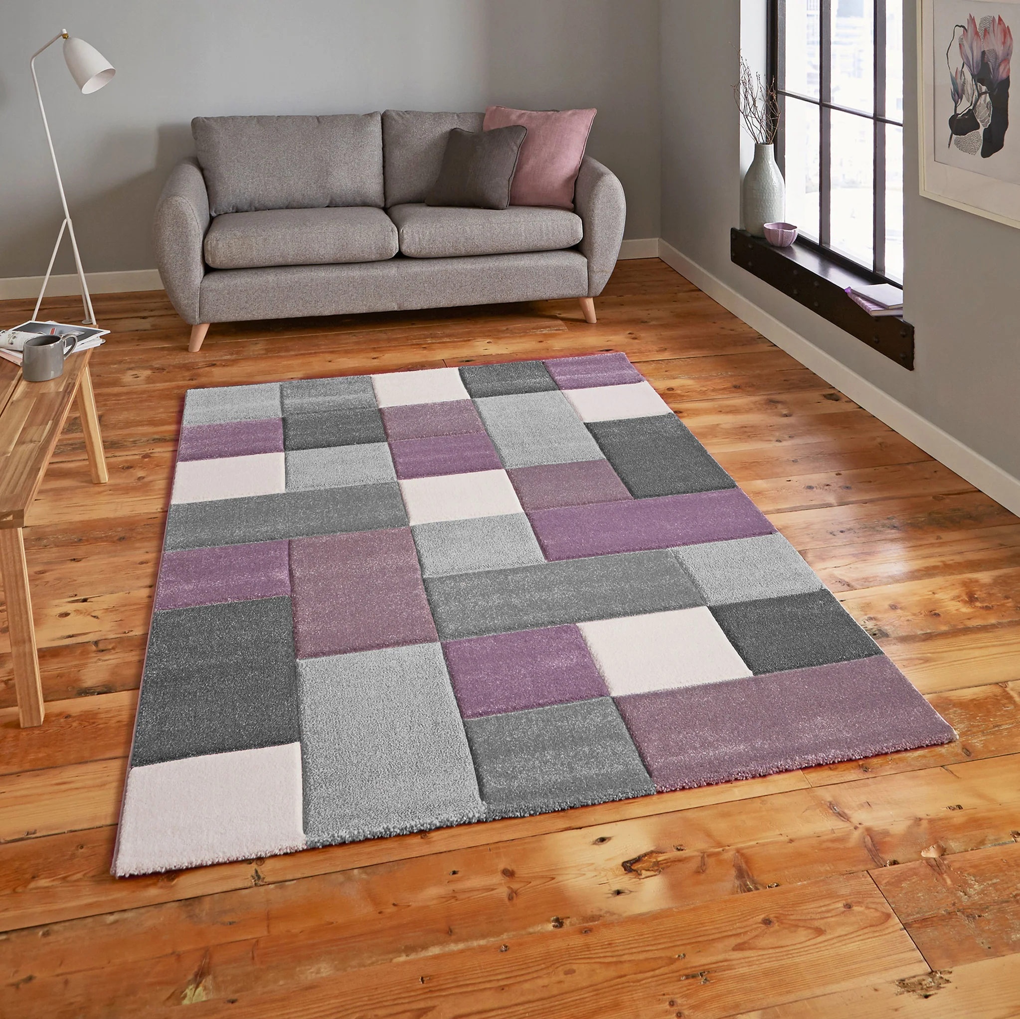 Brockton Square Patterned Hand Carved Rug - Image 38