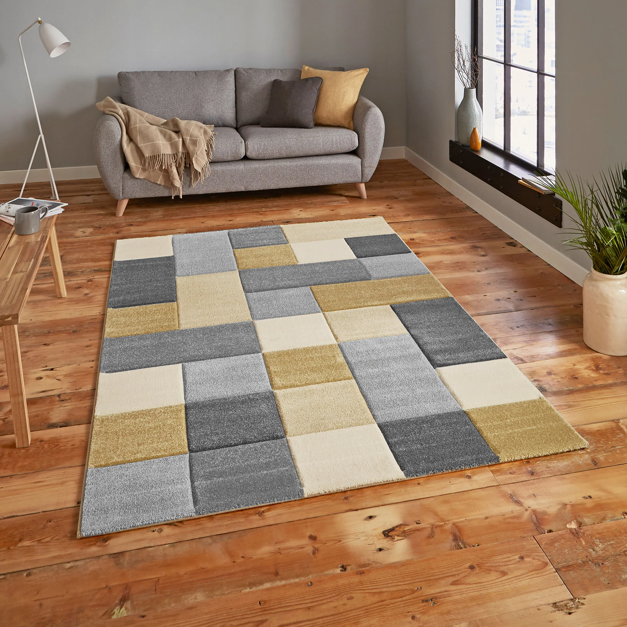 Brockton Square Patterned Hand Carved Rug - Image 45