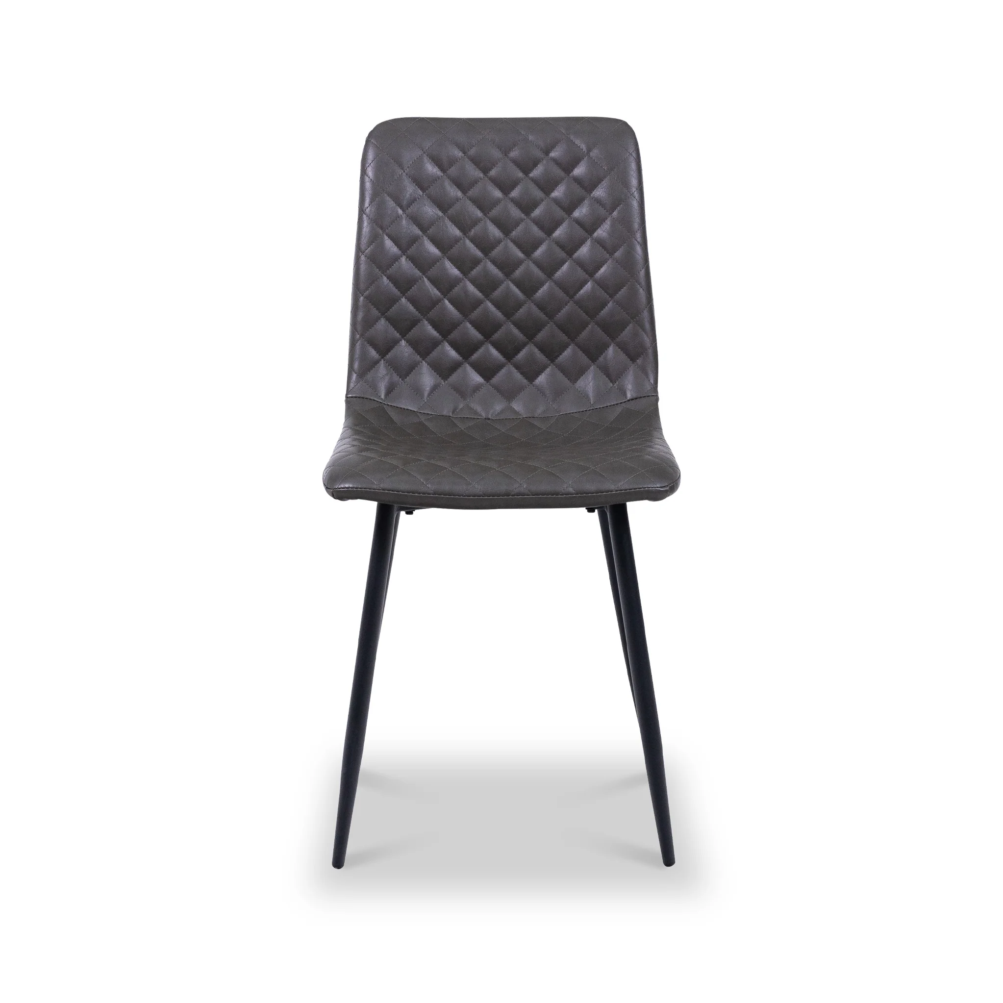 Brogan Faux Leather Quilted Dining Chair - Image 3