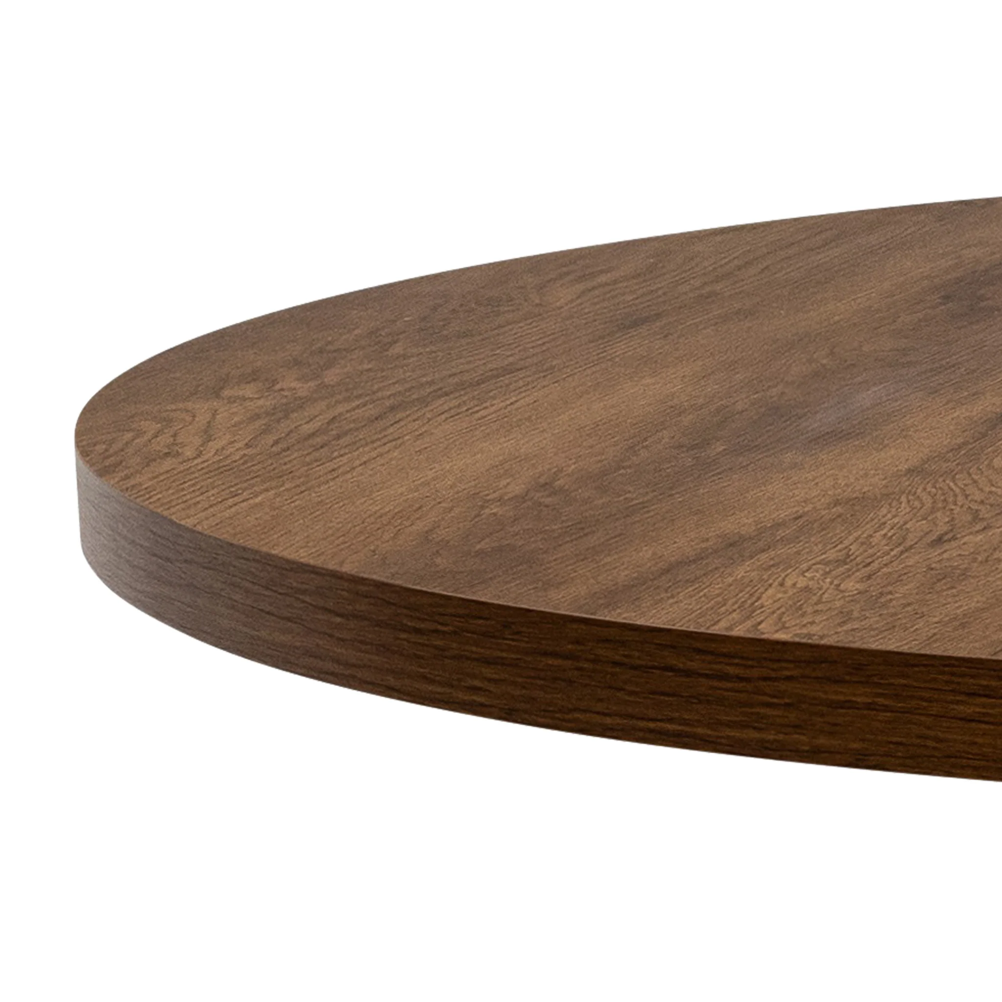 Brooks 110cm Dark Oak Round Dining Table - Image 3