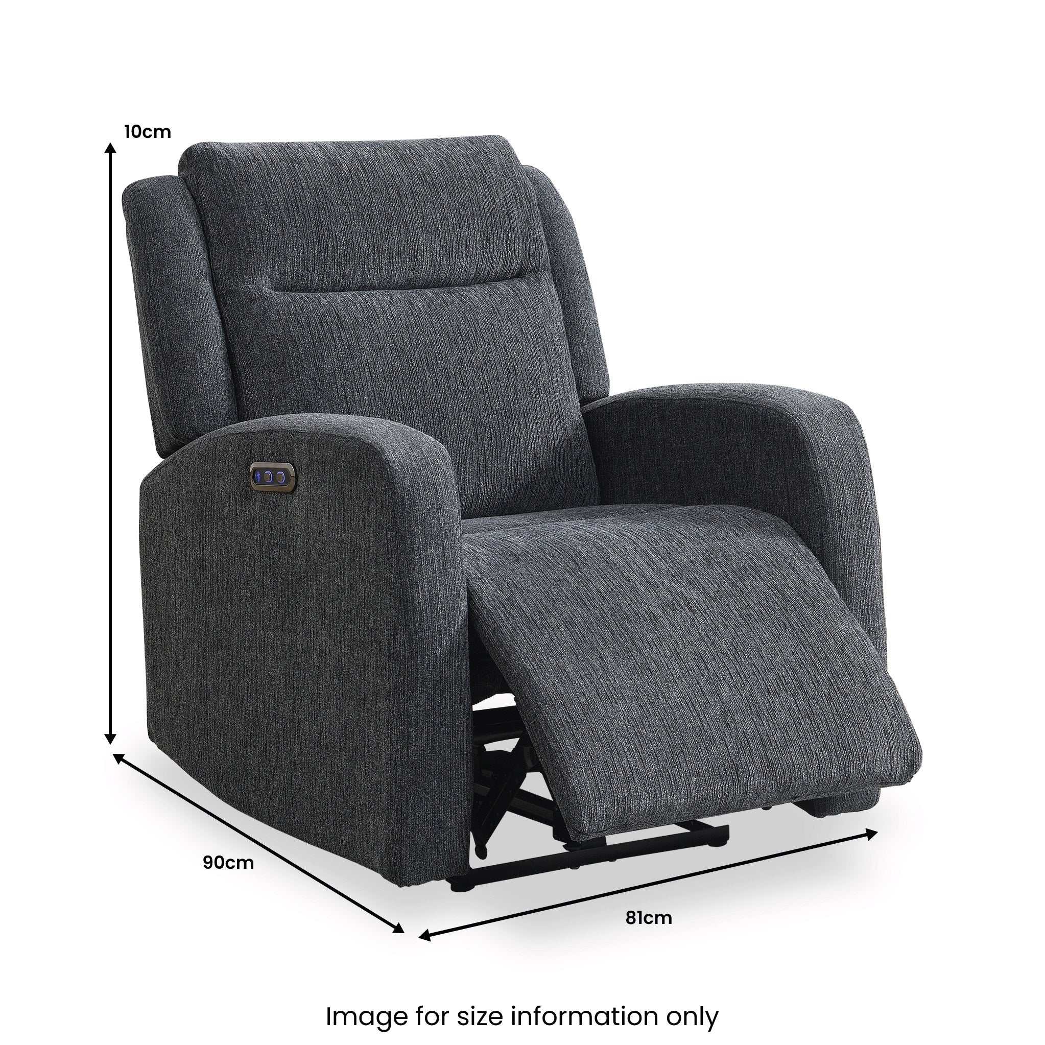Brune Power Recliner Armchair - Image 4