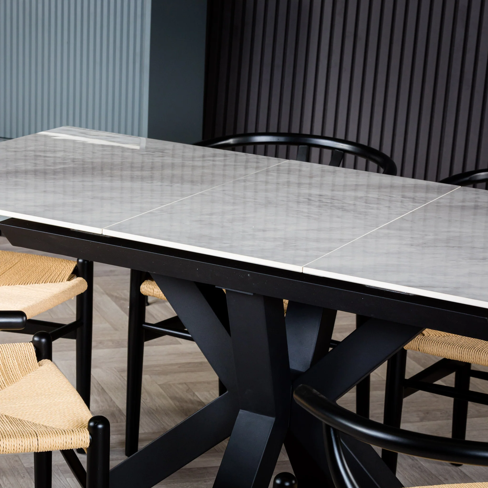 Cadley 140-180cm Extending Ceramic Dining Table - Image 6