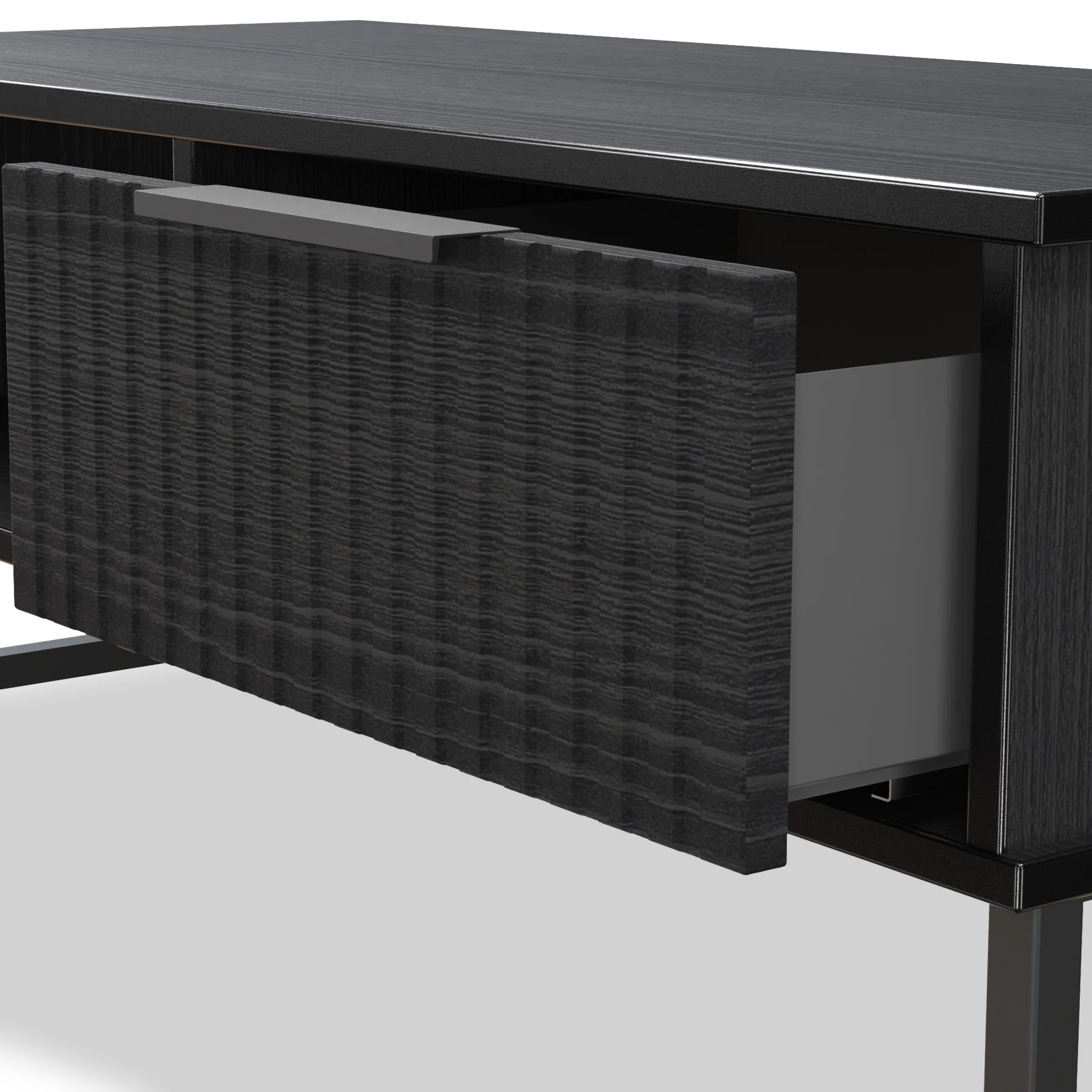Callo Fluted 1 Drawer Coffee Table - Image 11