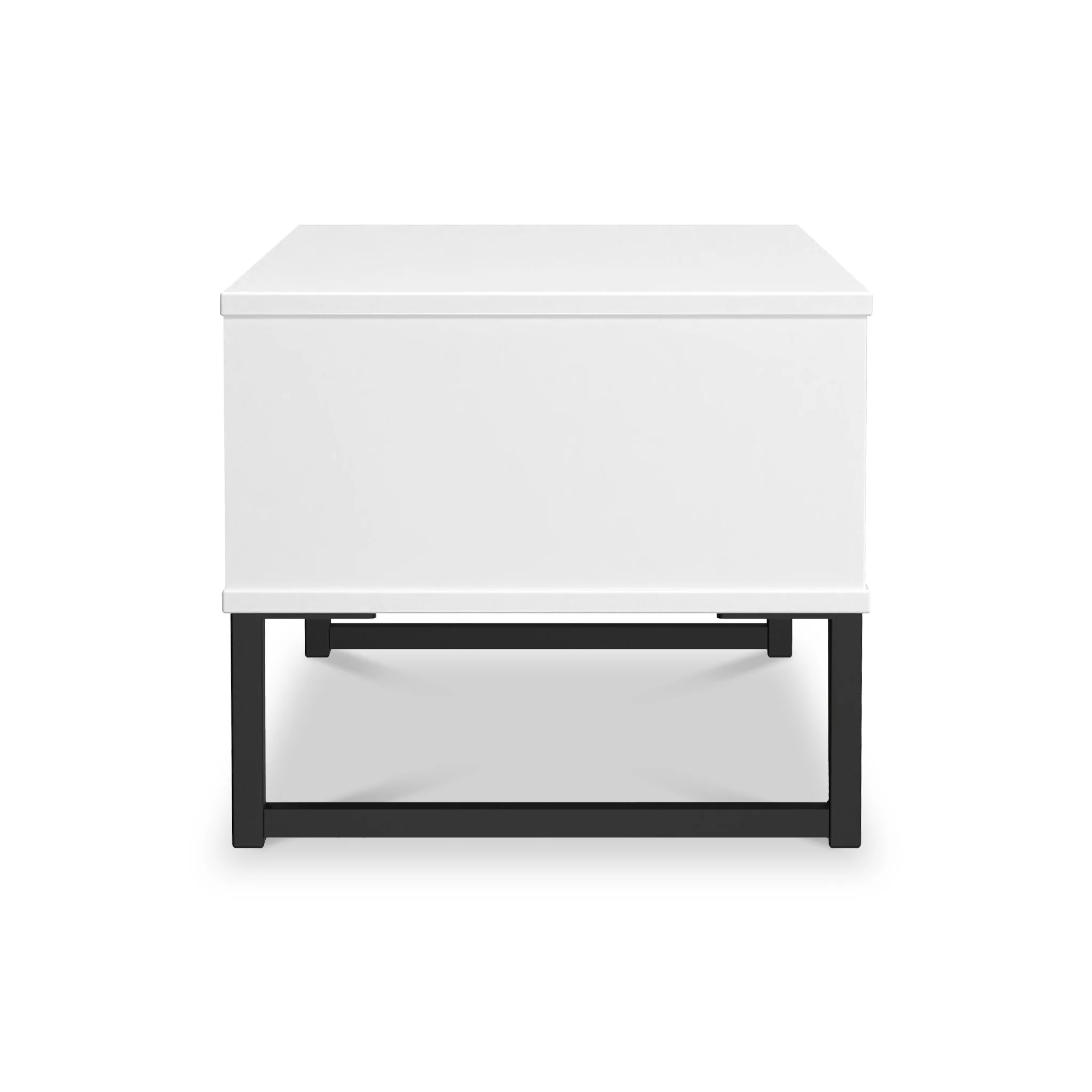 Callo Fluted 1 Drawer Wide Side Table - Image 6