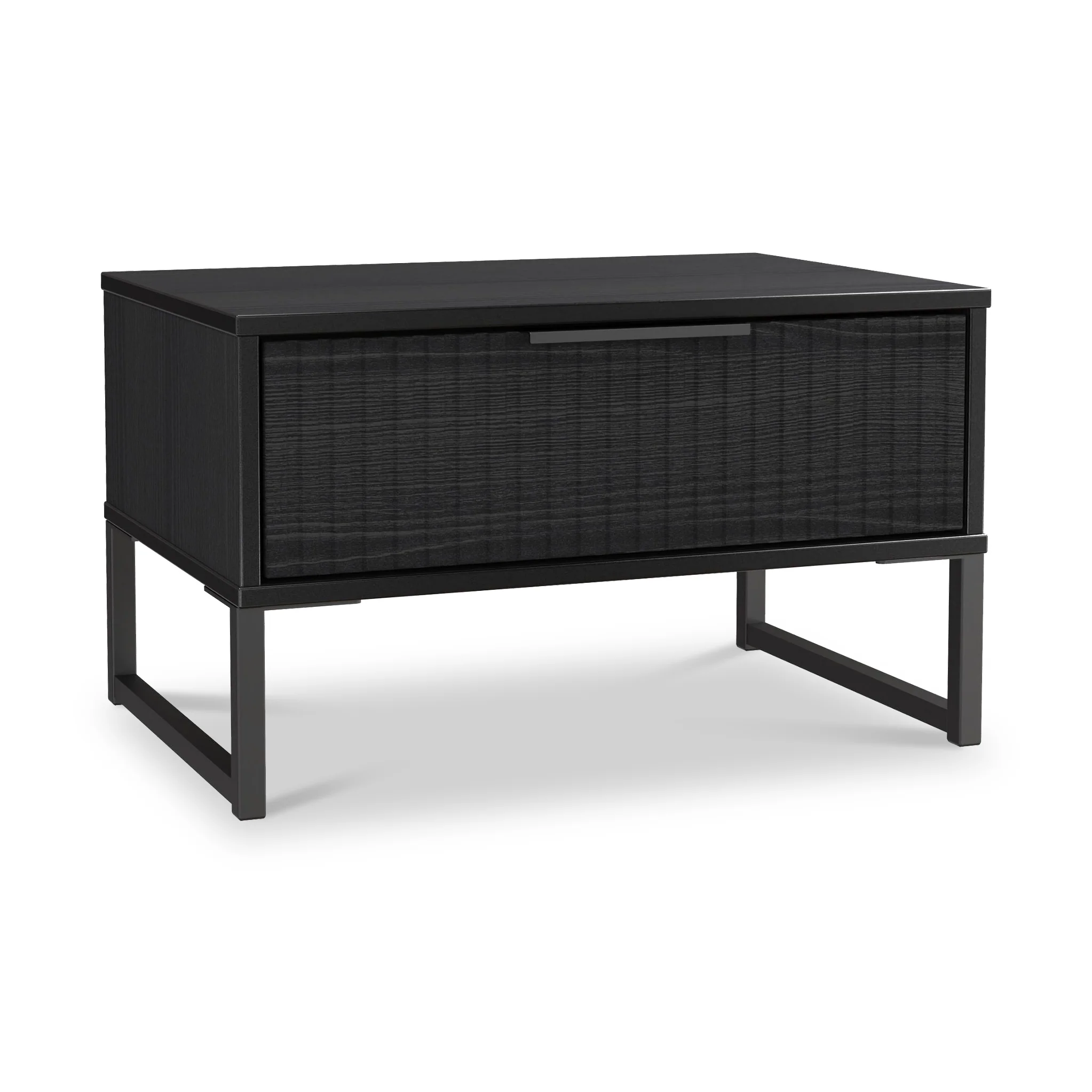 Callo Fluted 1 Drawer Wide Side Table - Image 7