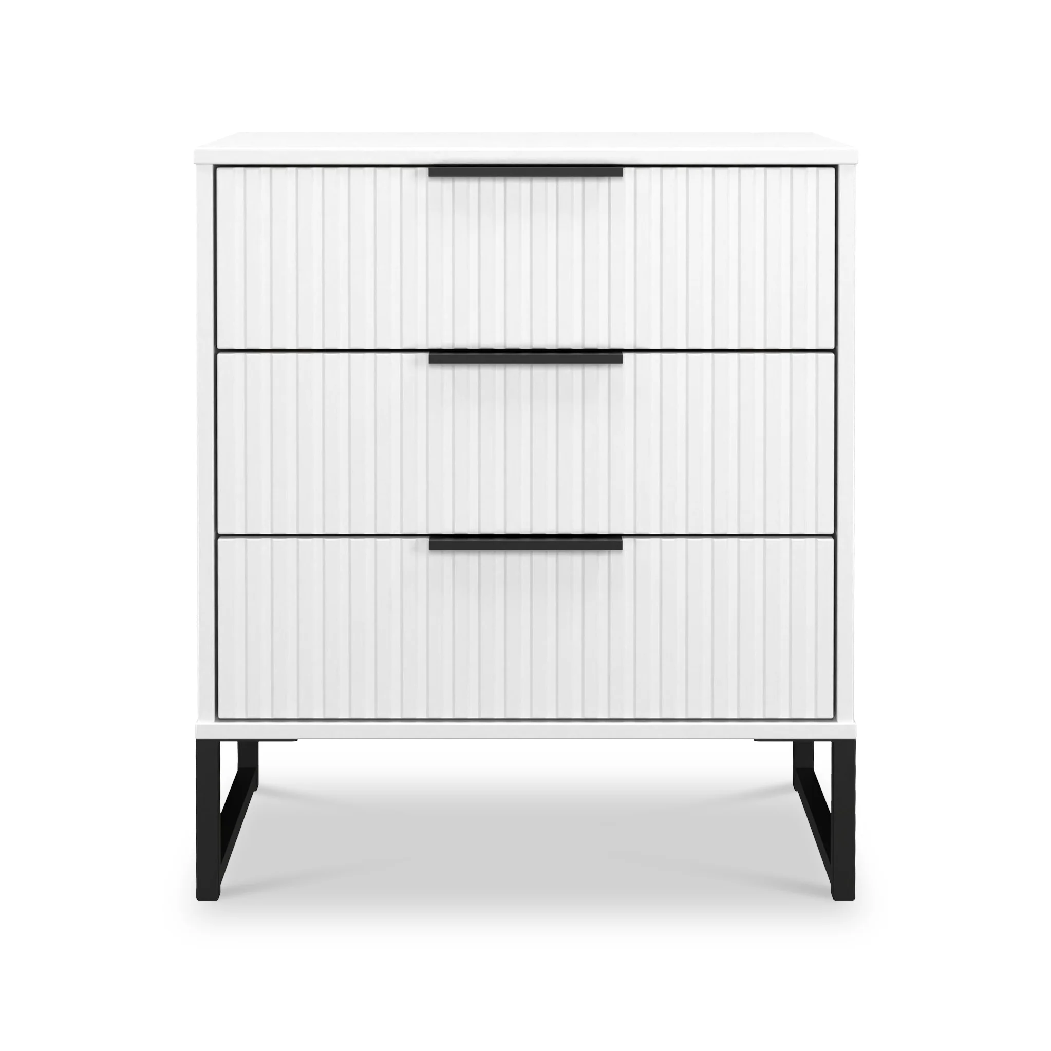 Callo Fluted 3 Drawer Chest - Image 3