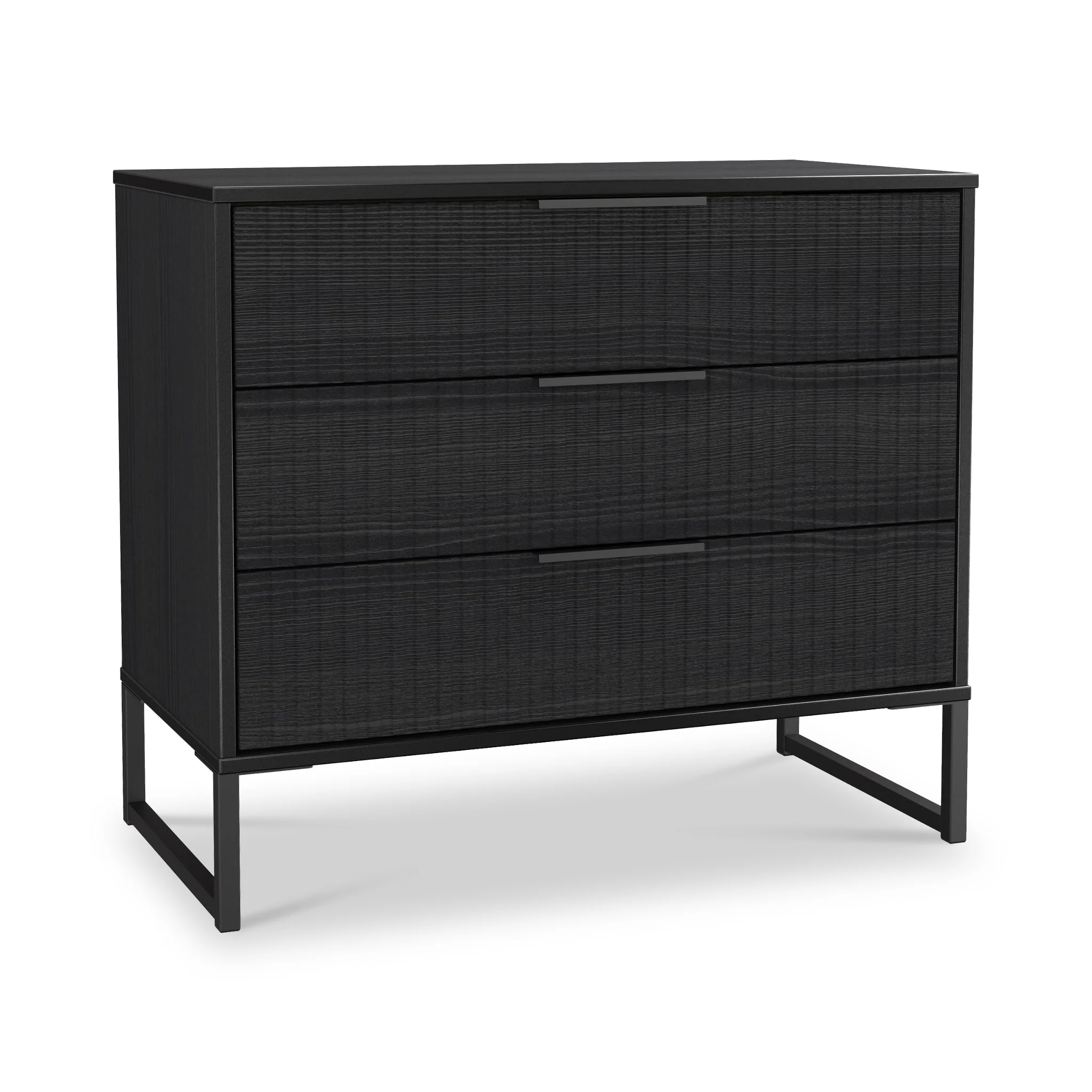 Callo Fluted 3 Drawer Wide Chest - Image 7