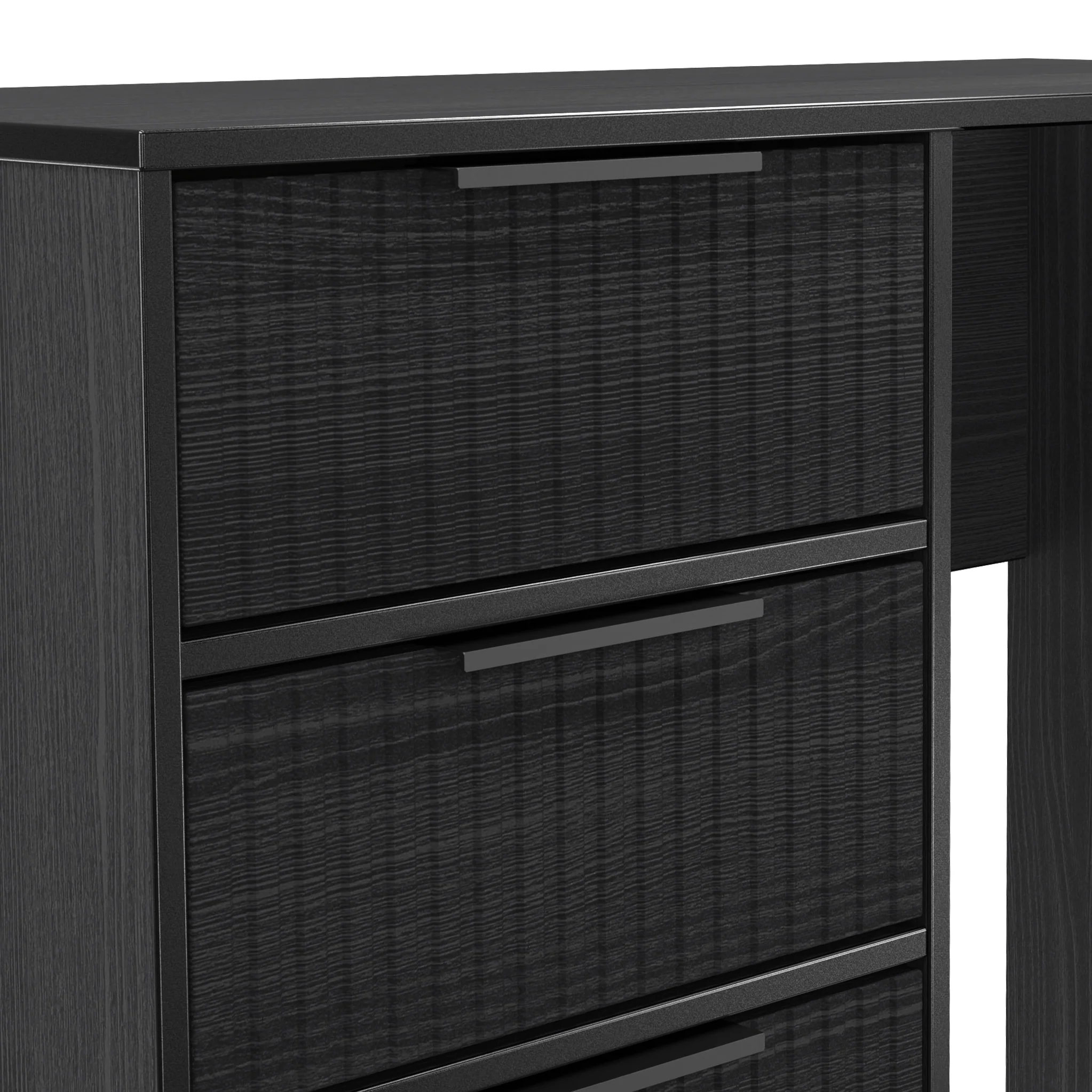Callo Fluted 4 Drawer Dressing Table - Image 12