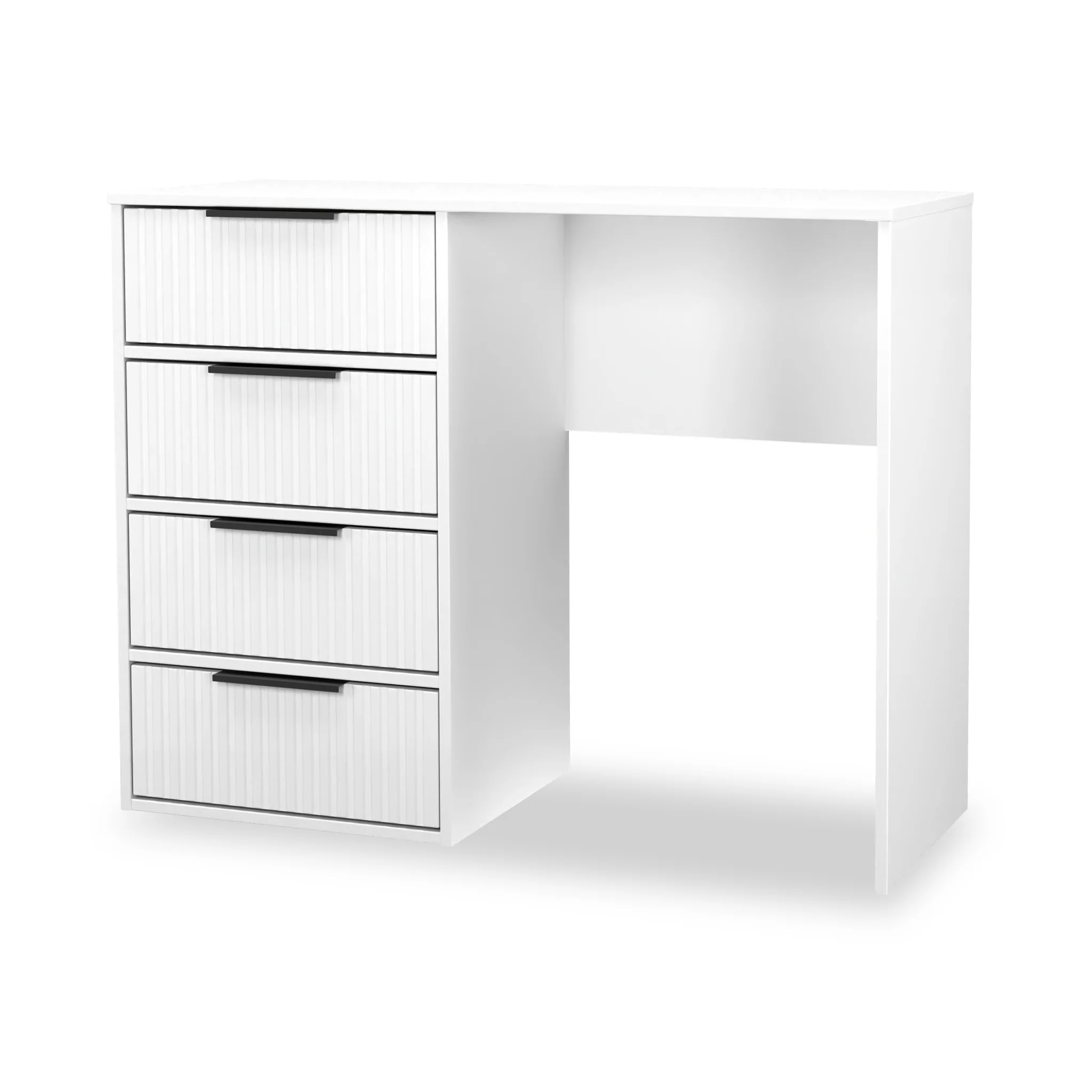 Callo Fluted 4 Drawer Dressing Table - Image 7